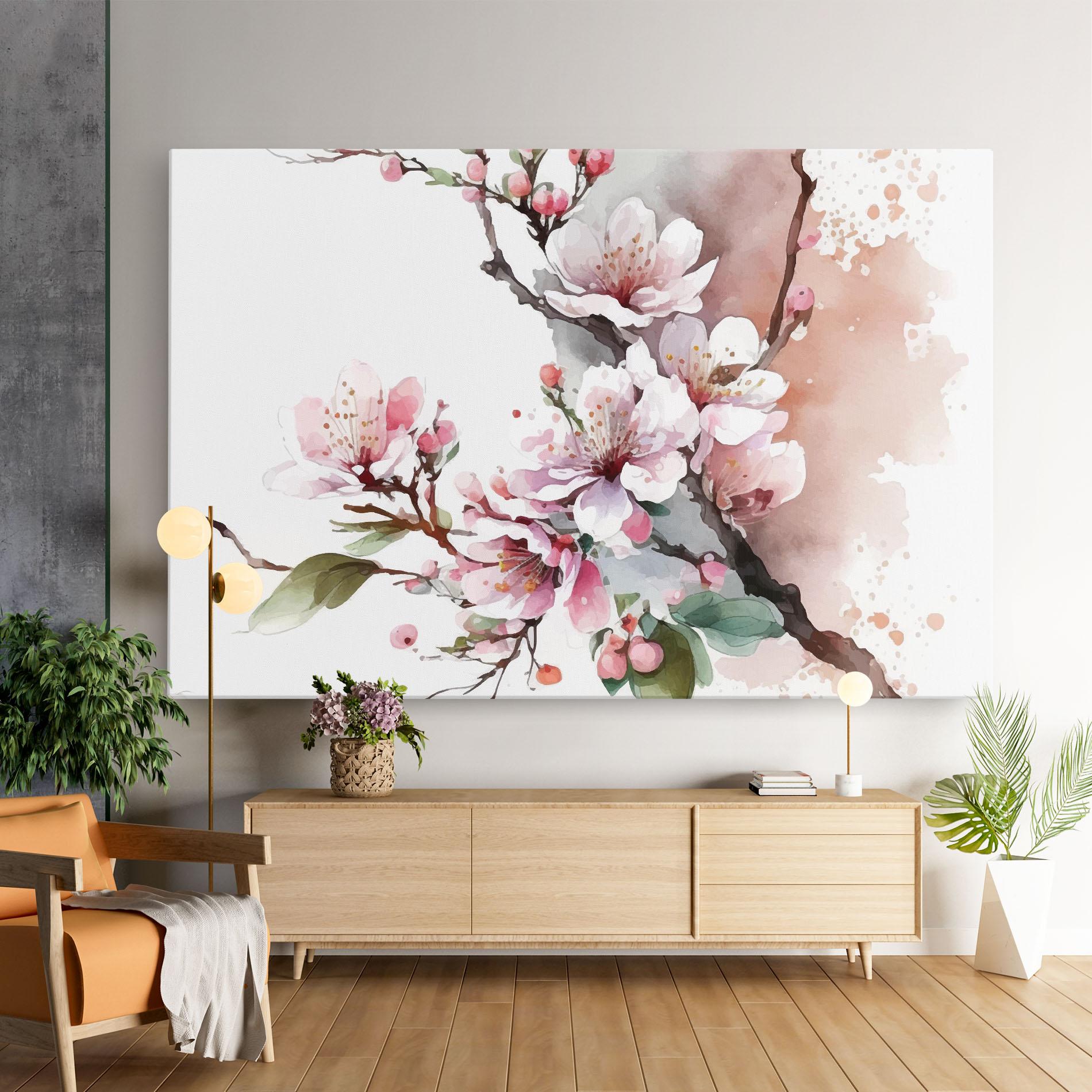 Tablou Canvas Cherry Spring Flower mockup 9