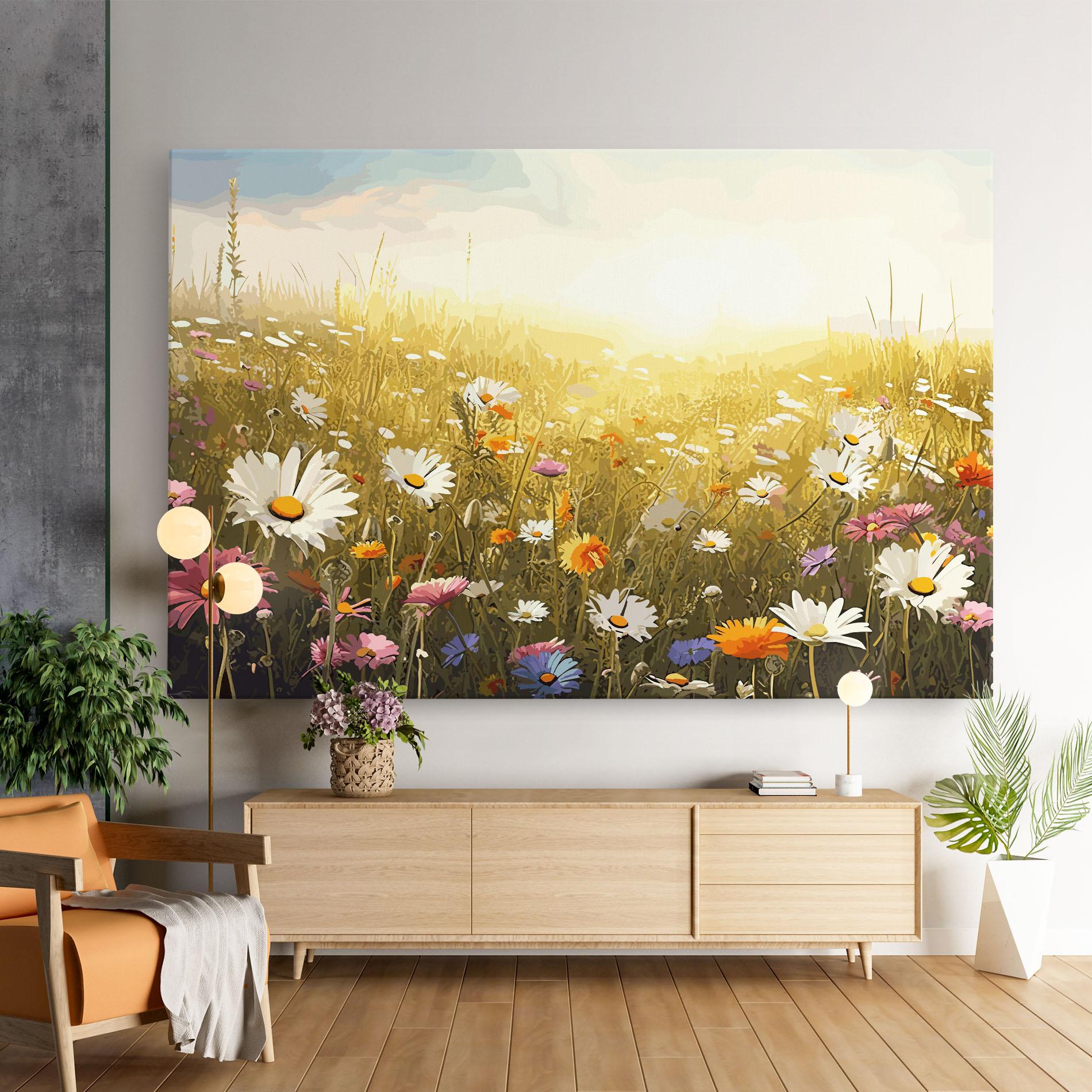 Tablou Canvas Spring Field Art mockup 9