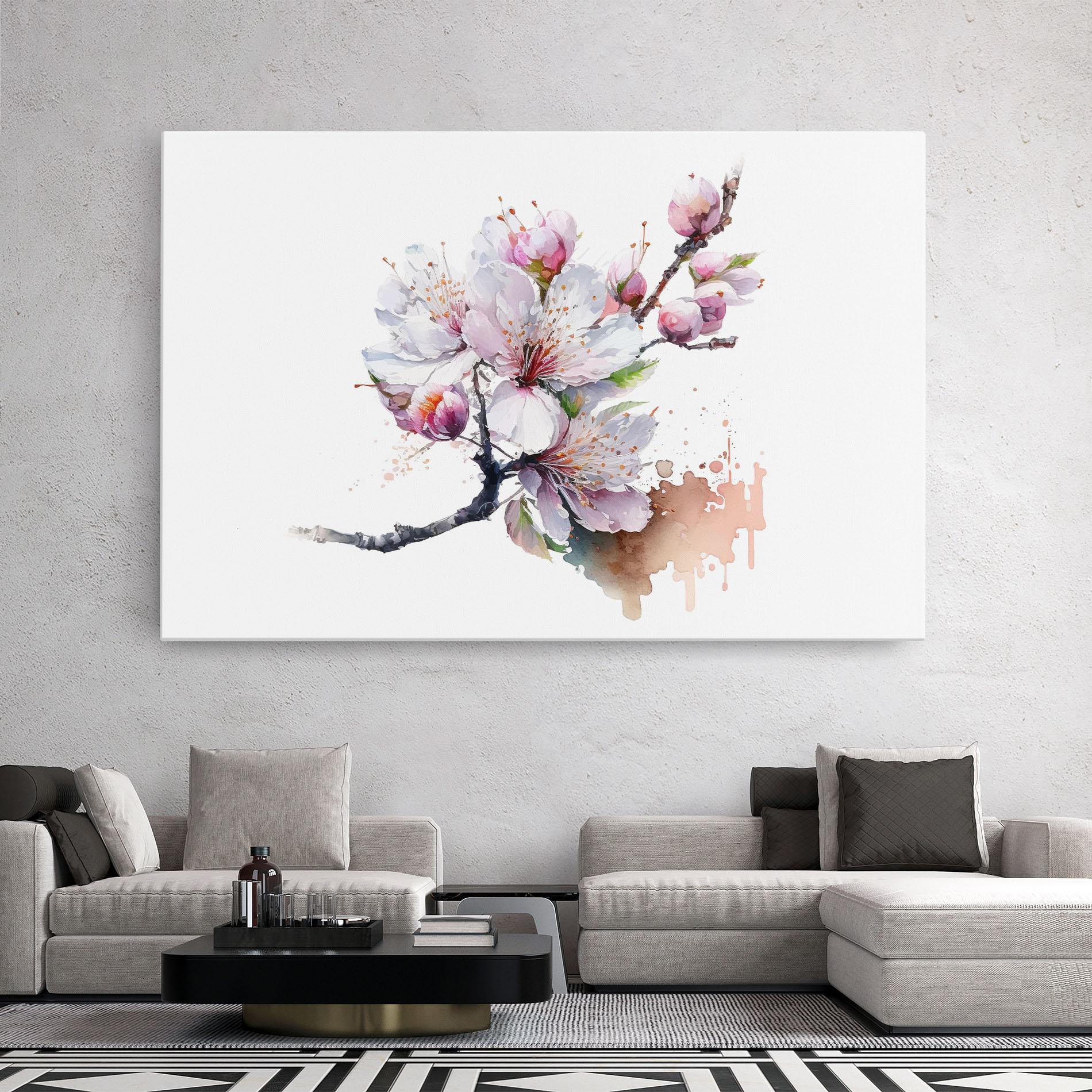 Tablou Canvas Cherry Spring Art mockup 2