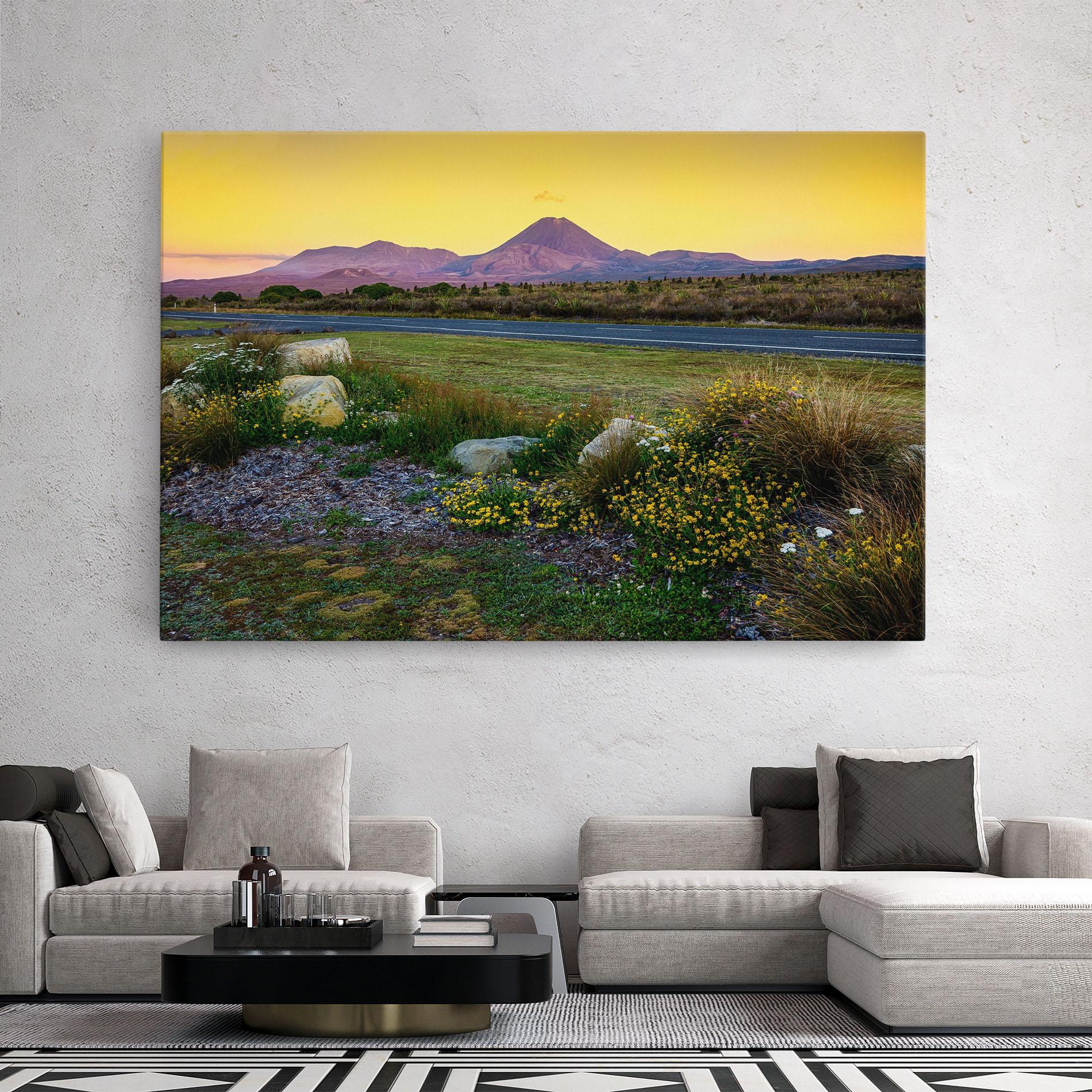 Tablou Canvas Yellow Sky mockup 2