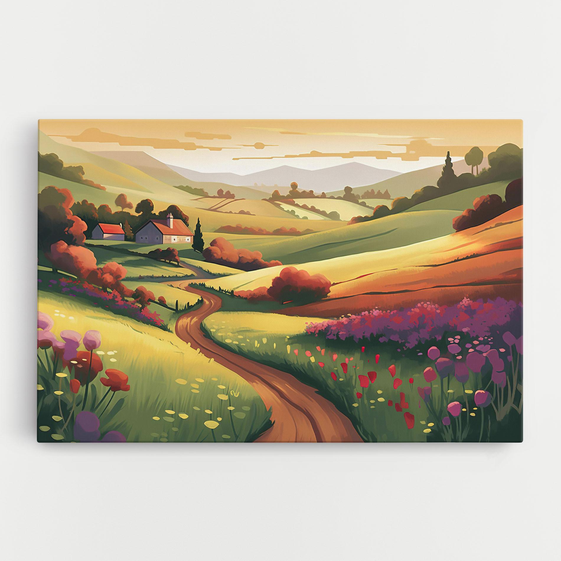 Tablou Canvas Countryside Charm mockup 0