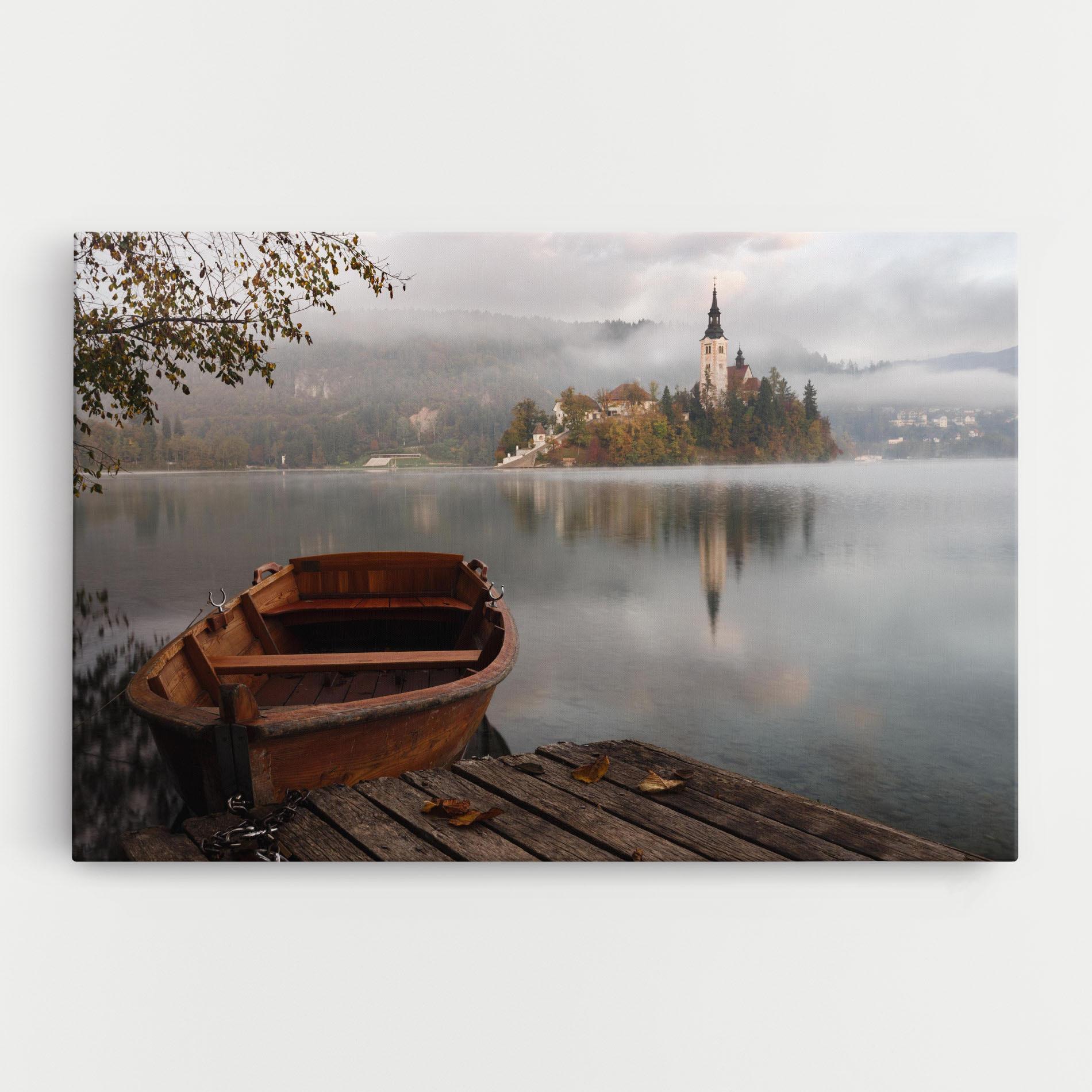 Tablou Canvas Lake Church mockup 0