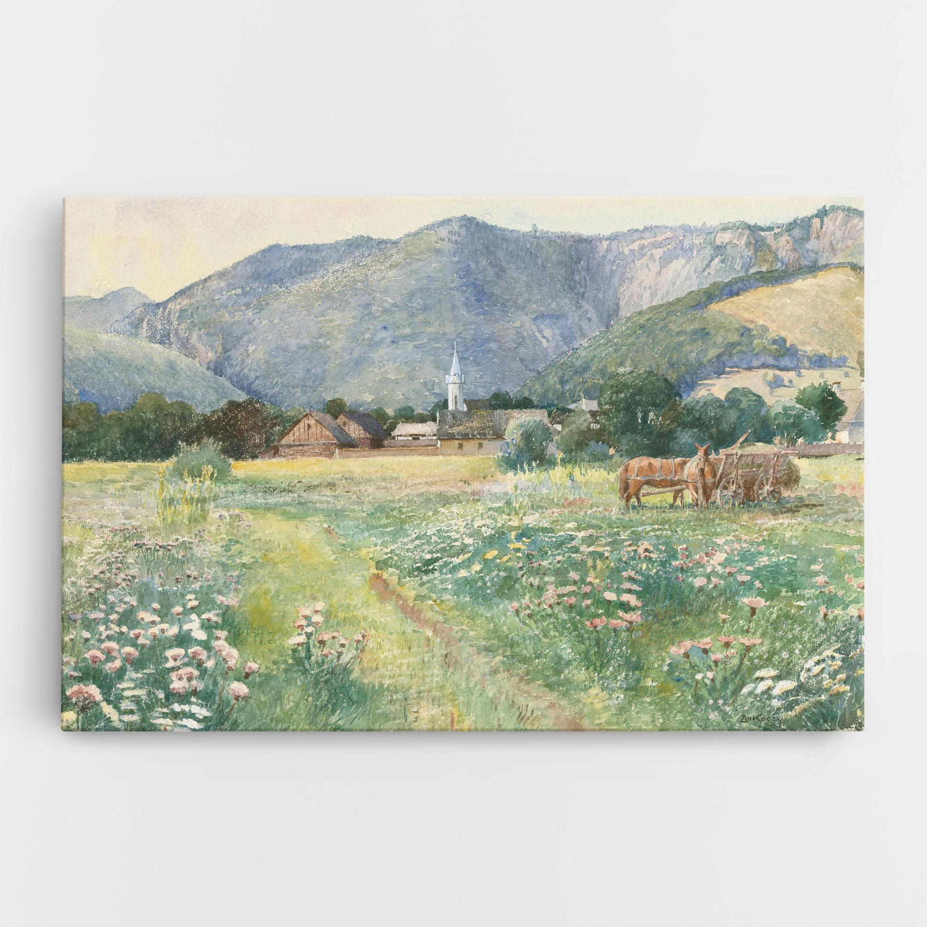 Tablou Canvas Rural Painting Art mockup 0