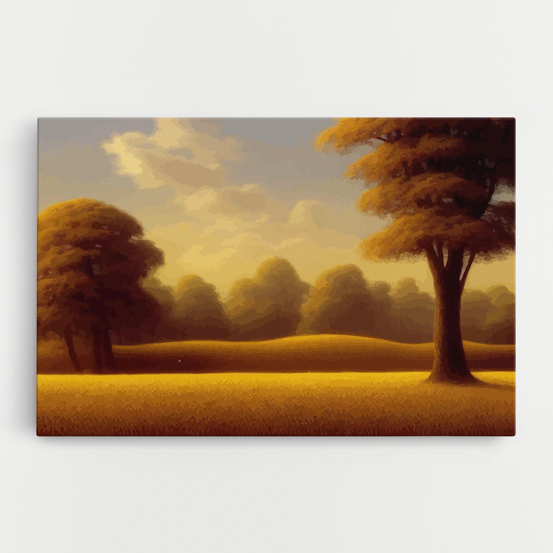 Tablou Canvas Yellow Countryside mockup 0