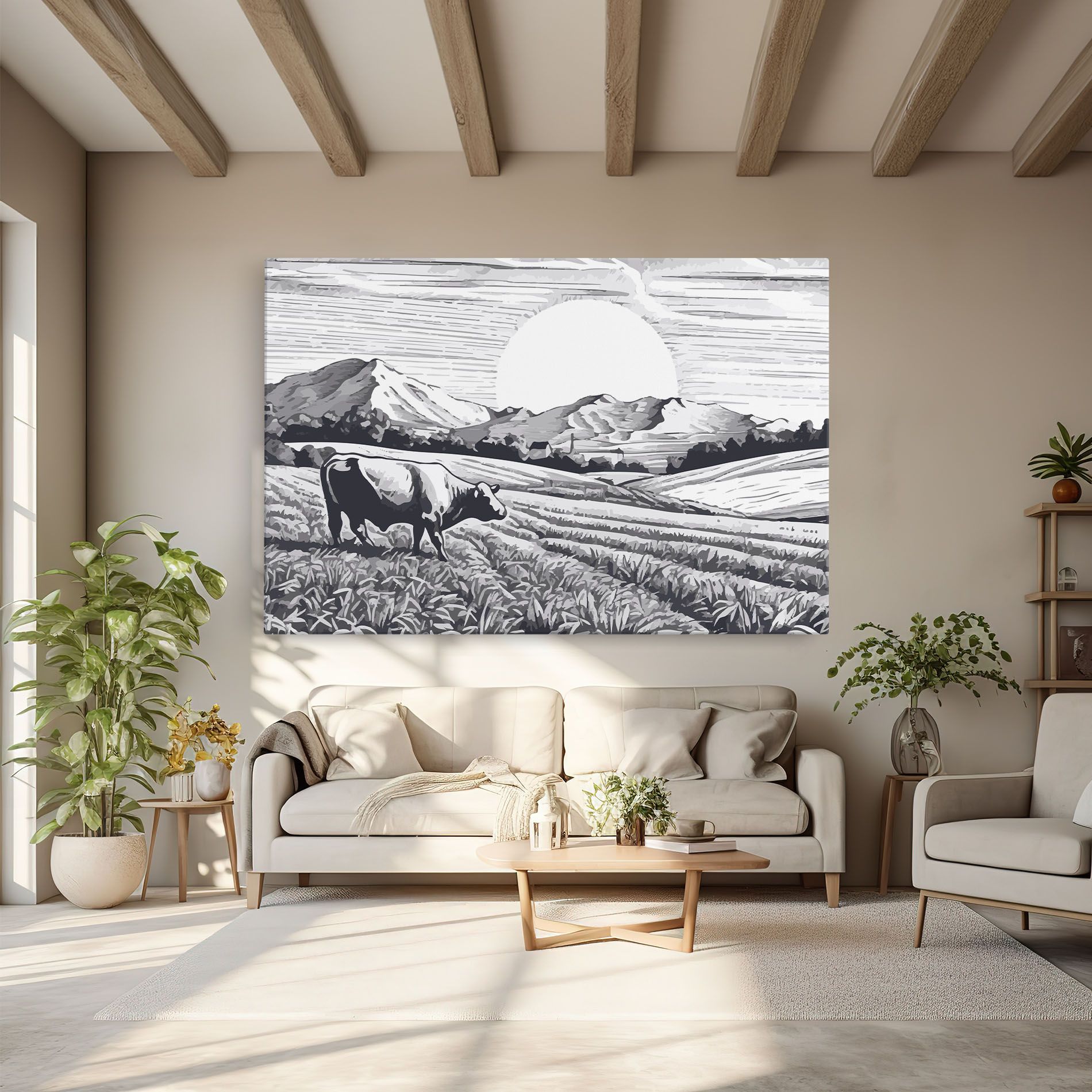 Cow Grey Ink mockup 6