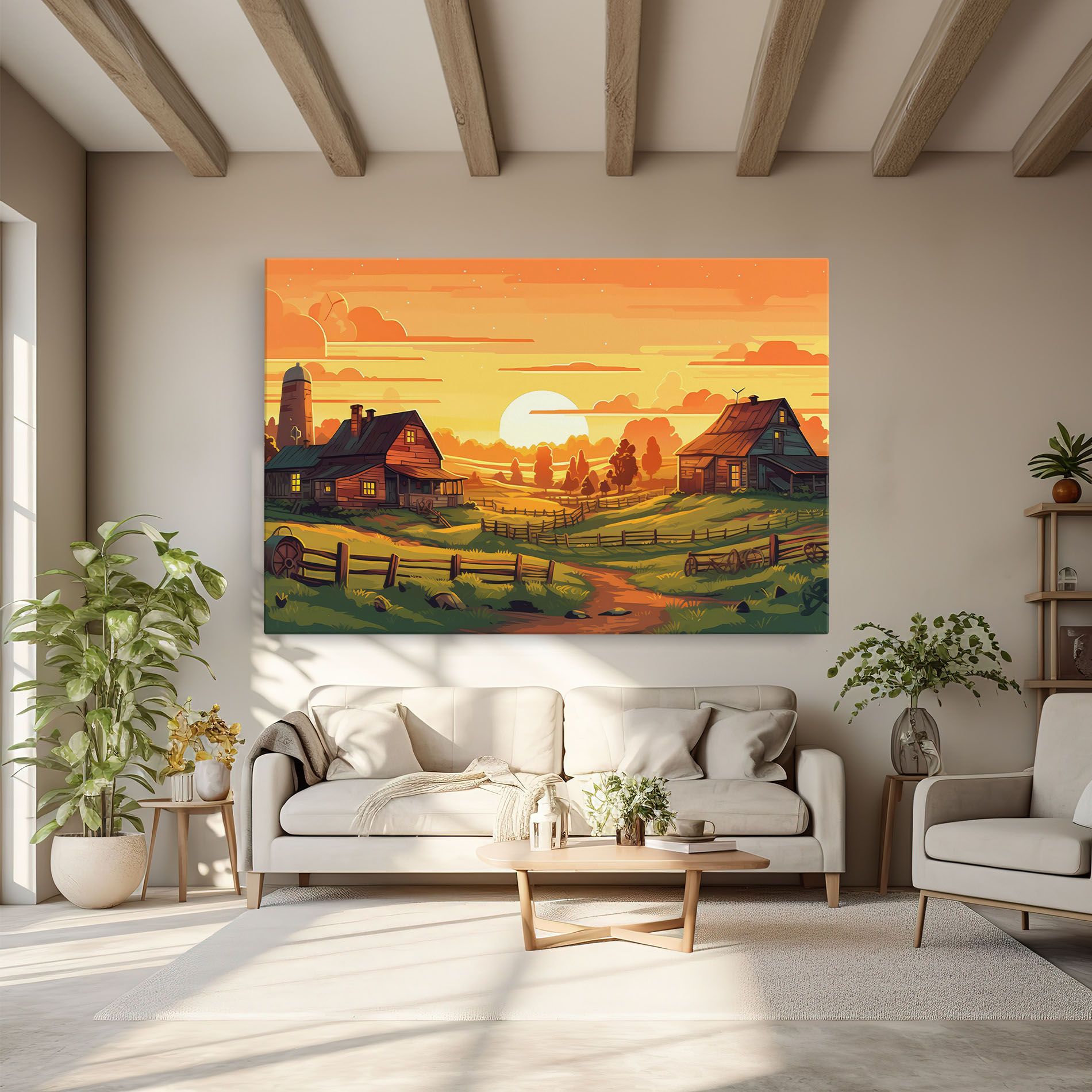 Farmhouse Sunlight mockup 6