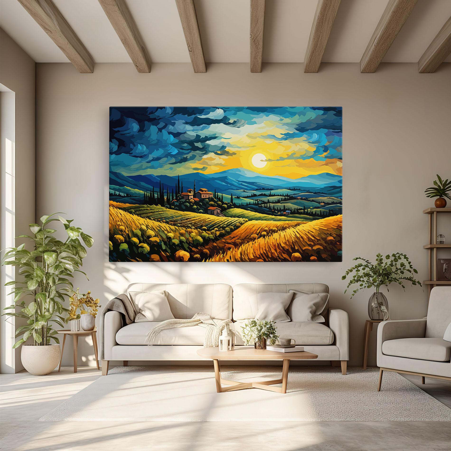 Tablou Canvas Rural Fantasy View mockup 6