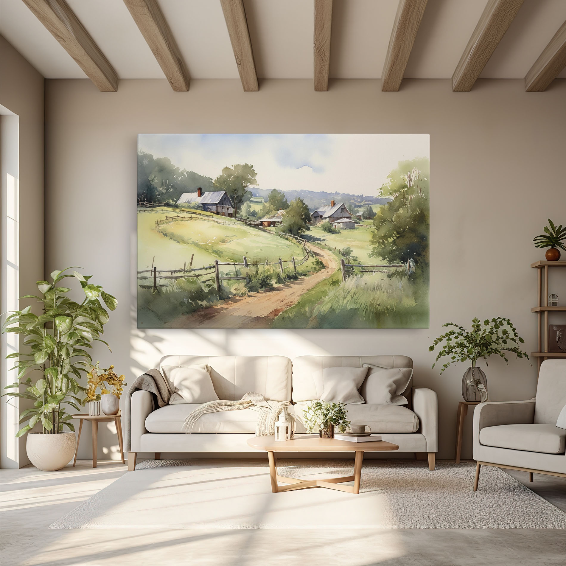 Tablou Canvas Rural Farm