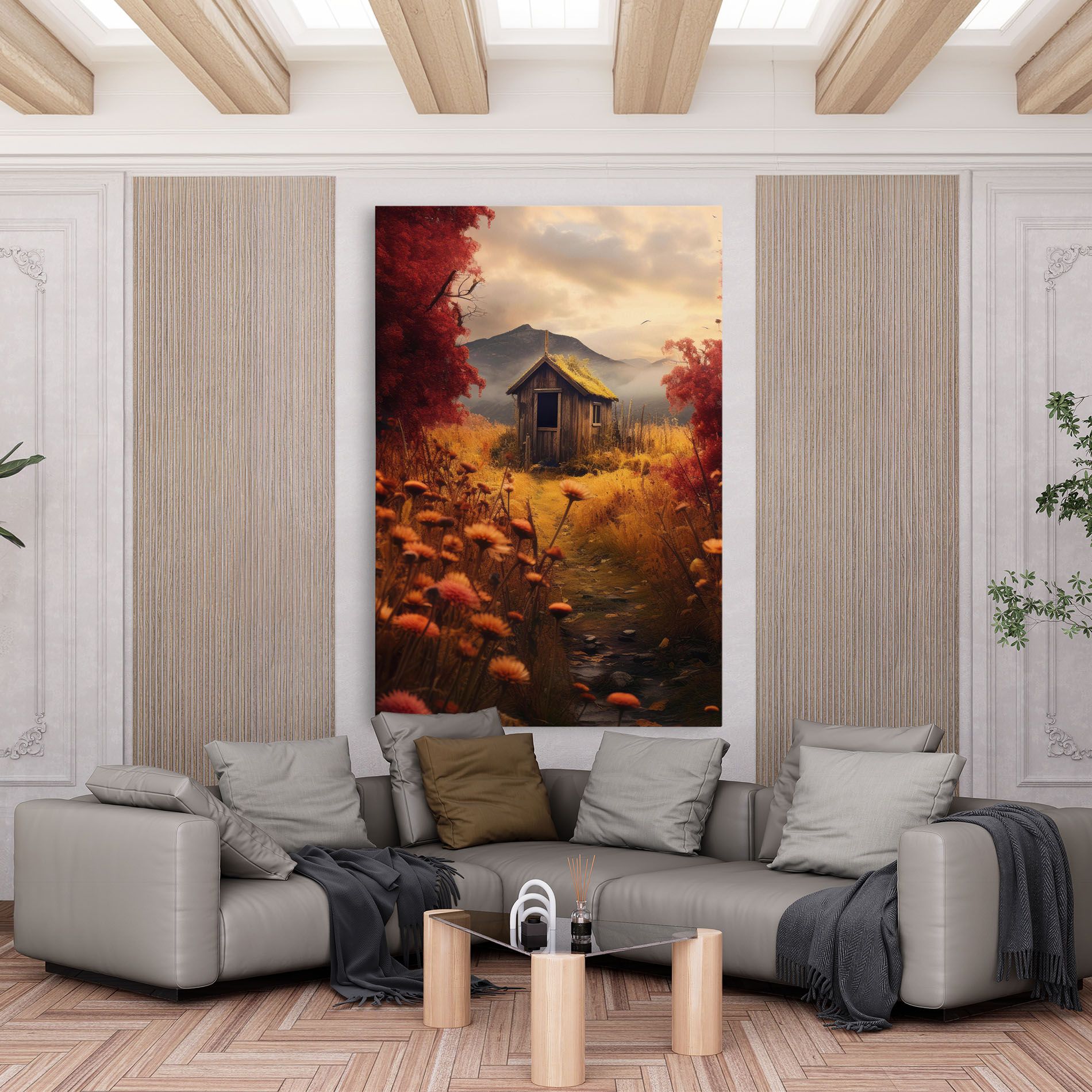 Small Cabin Field mockup 6