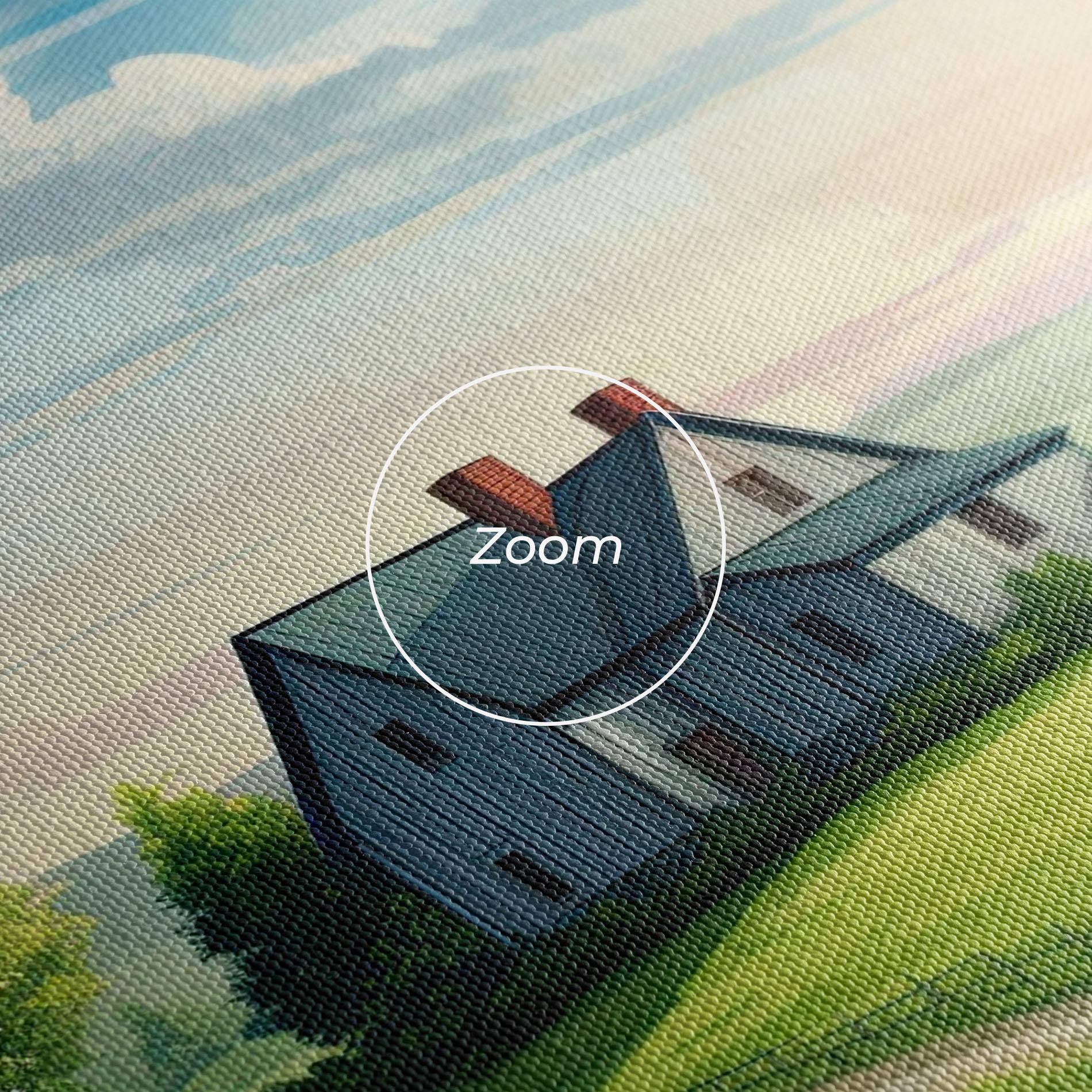 Tablou Canvas Calming Rural View mockup 3