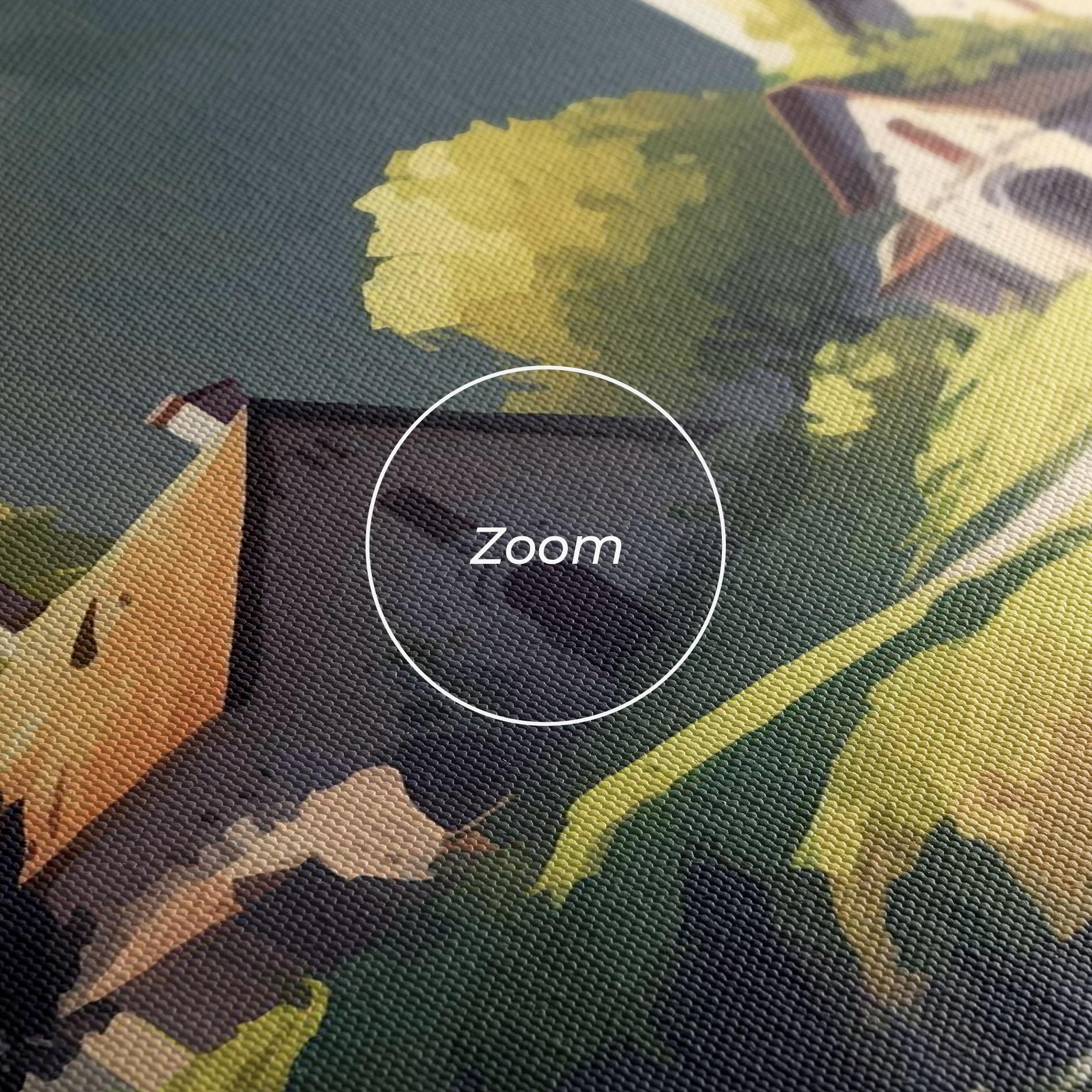 Tablou Canvas Village Church Art mockup 3