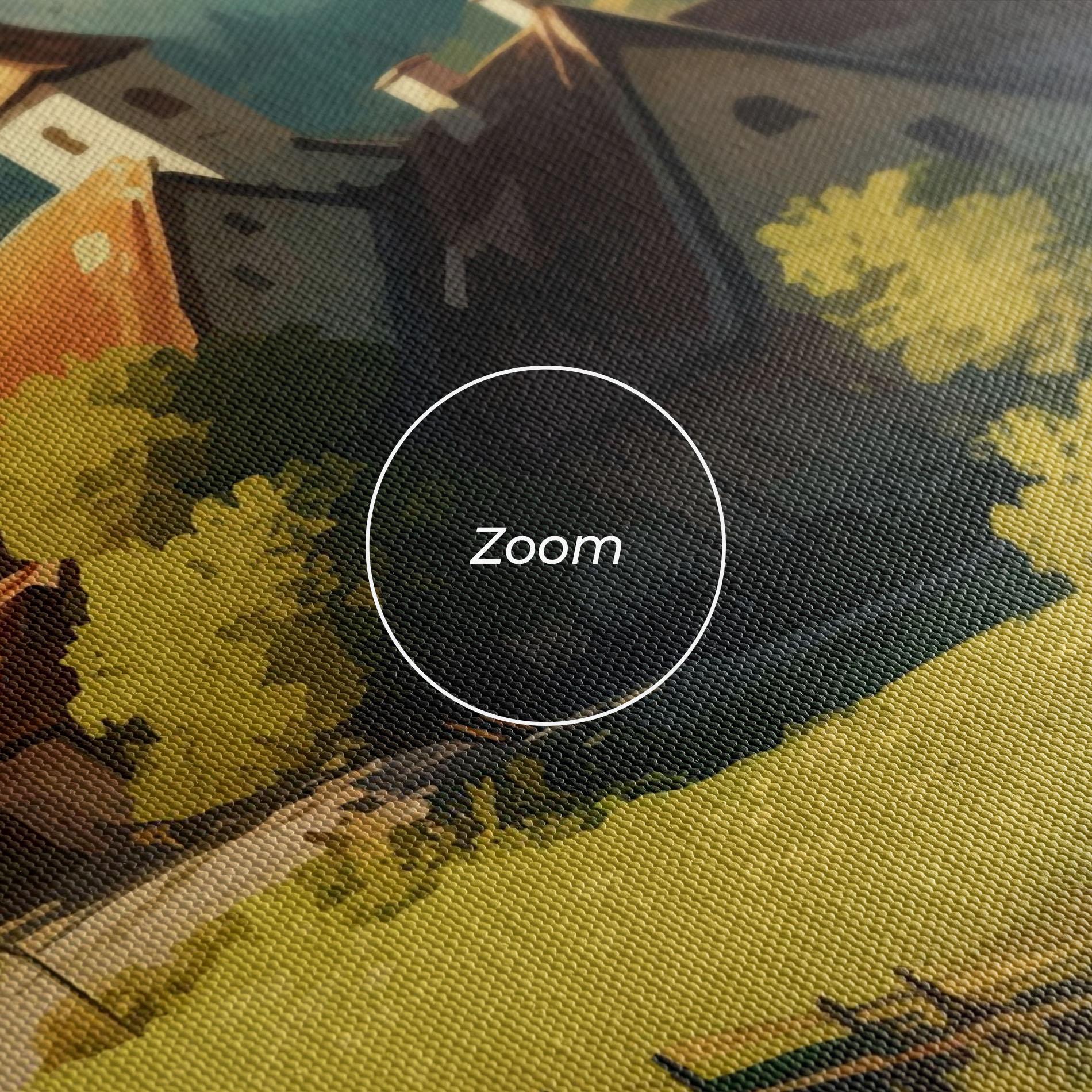 Tablou Canvas Village Dreamy View mockup 3