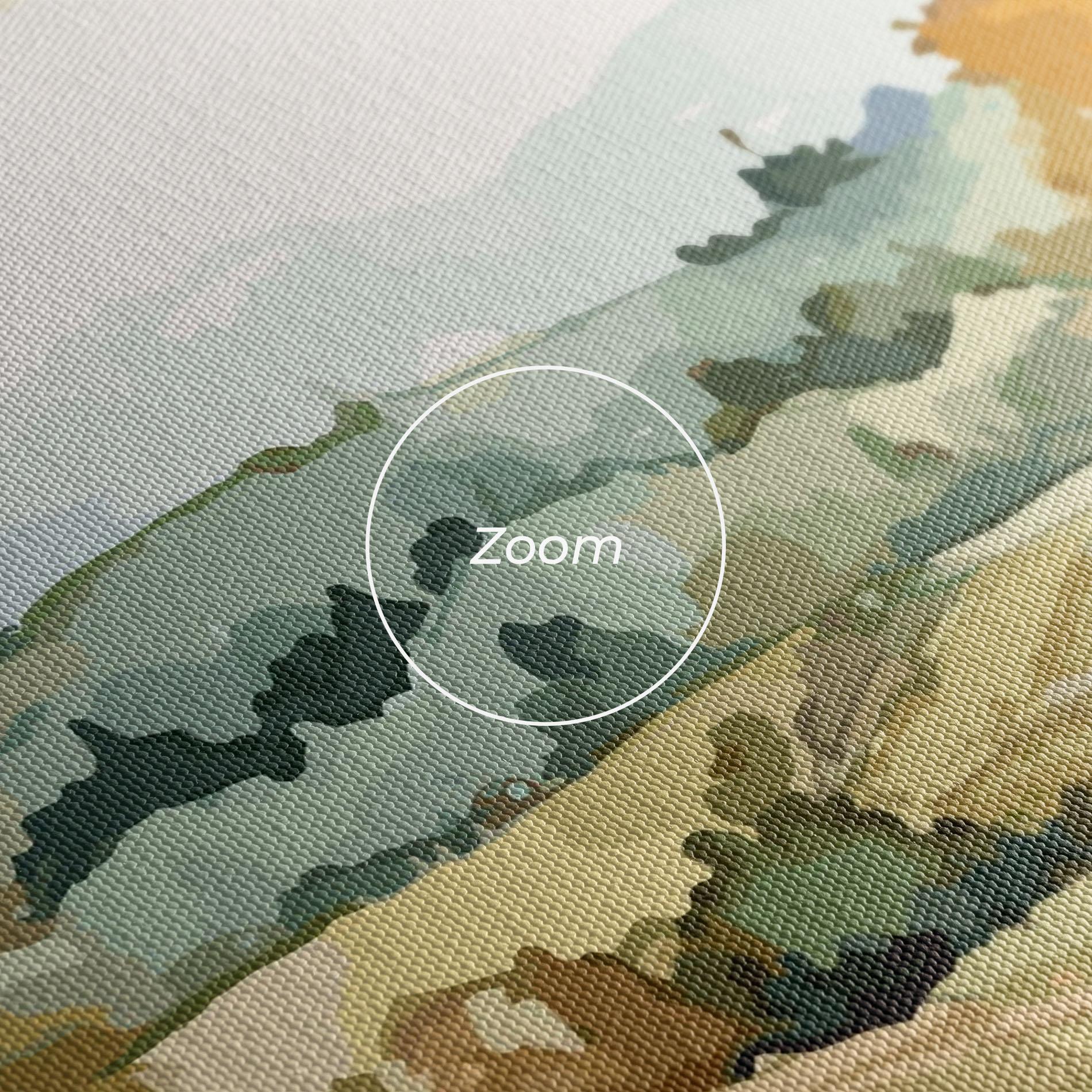 Tablou Canvas Yellow Rural Trees mockup 3