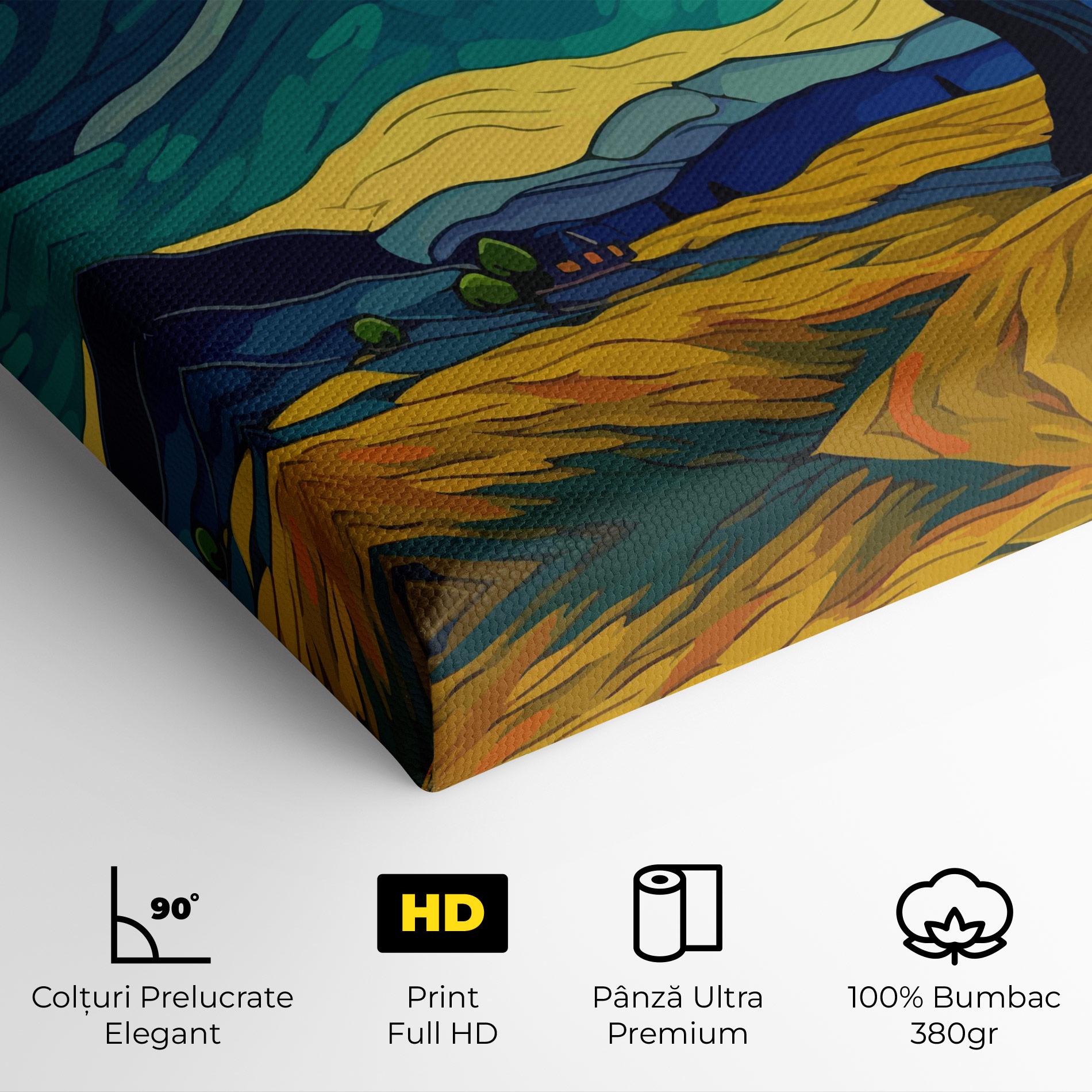 Tablou Canvas Abstract Rural Art mockup 4