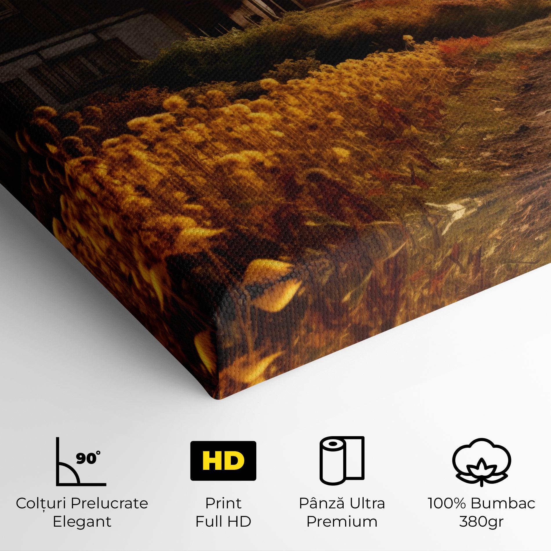 Tablou Canvas Autumn Farm House mockup 4