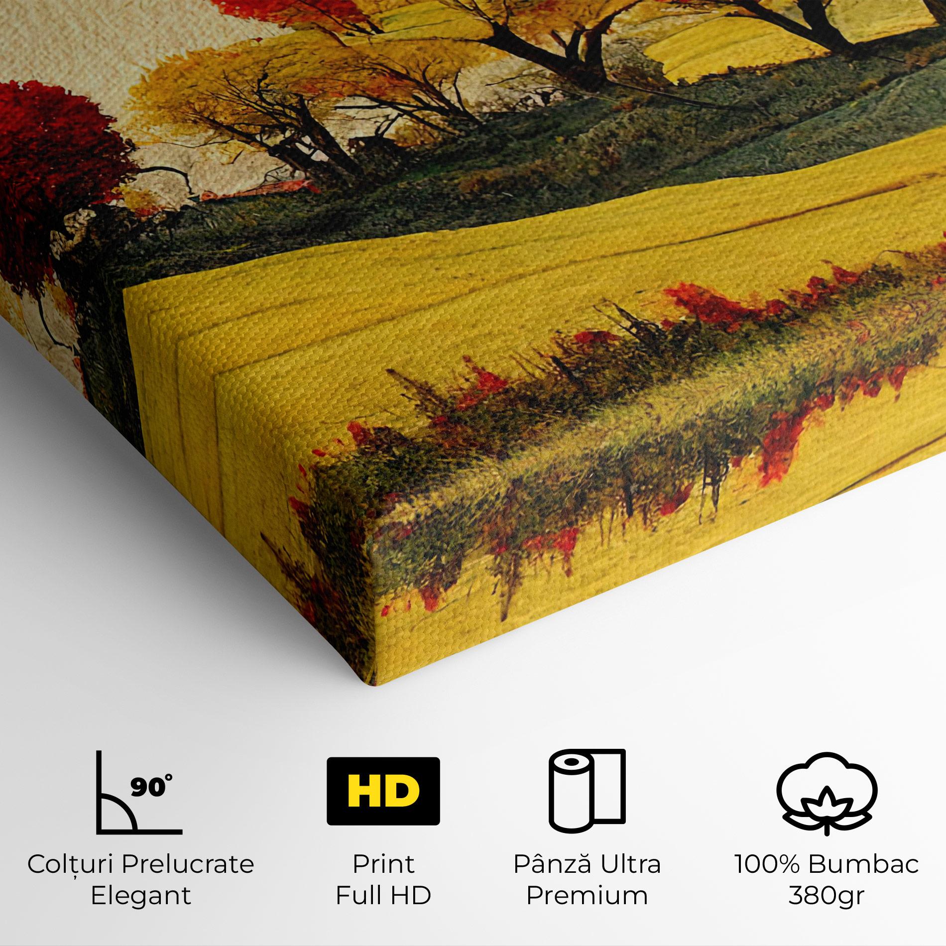 Tablou Canvas Autumn Paper Style mockup 4