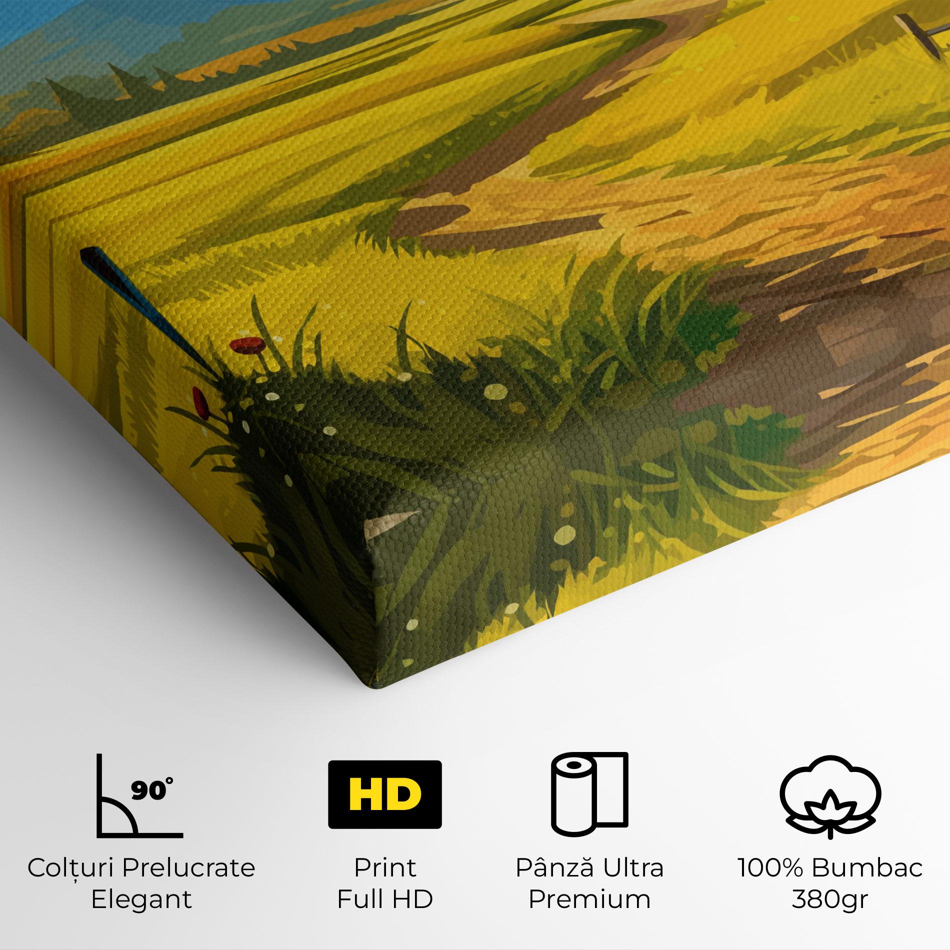 Tablou Canvas Daylight Rural View mockup 4