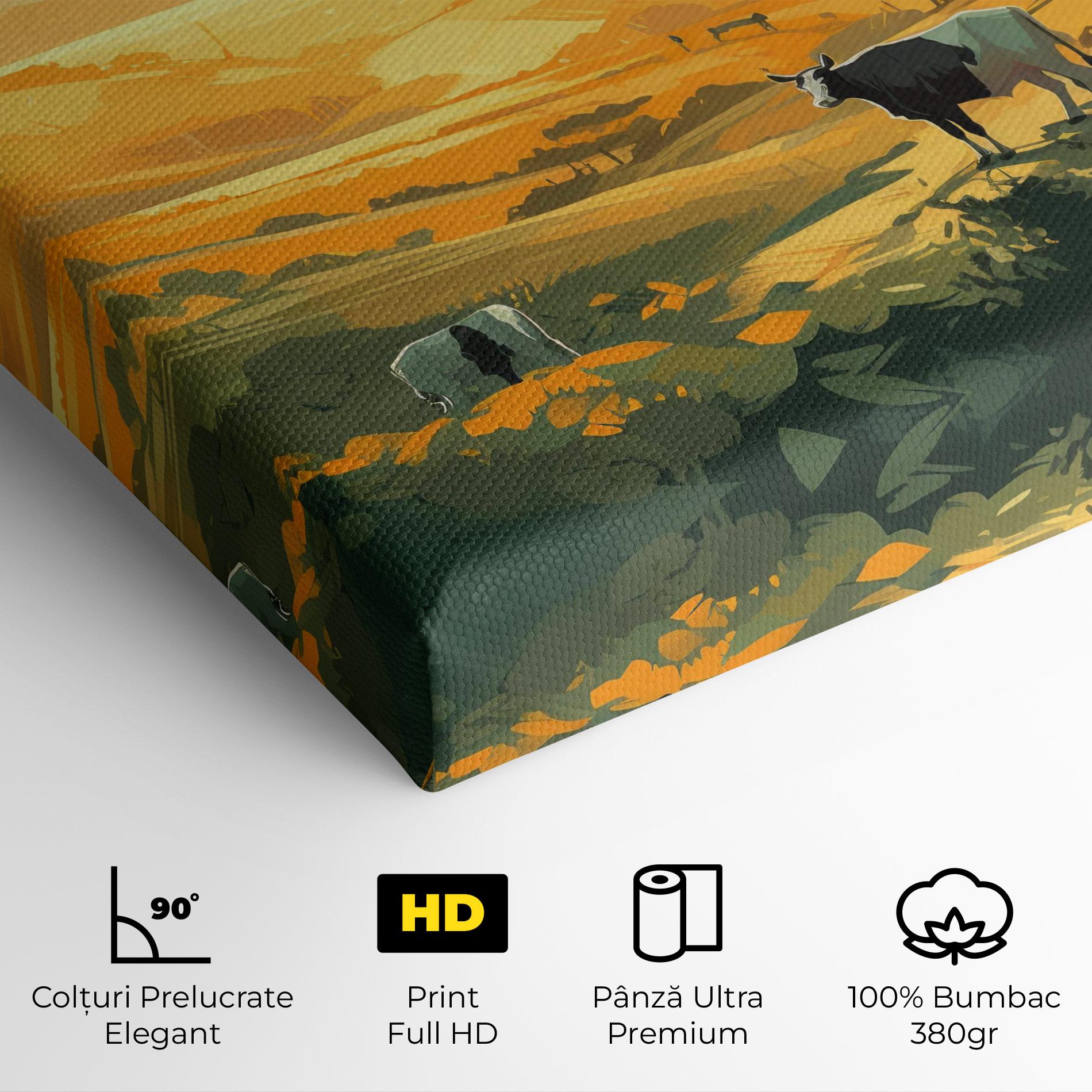 Tablou Canvas Farm With Sunlight mockup 4