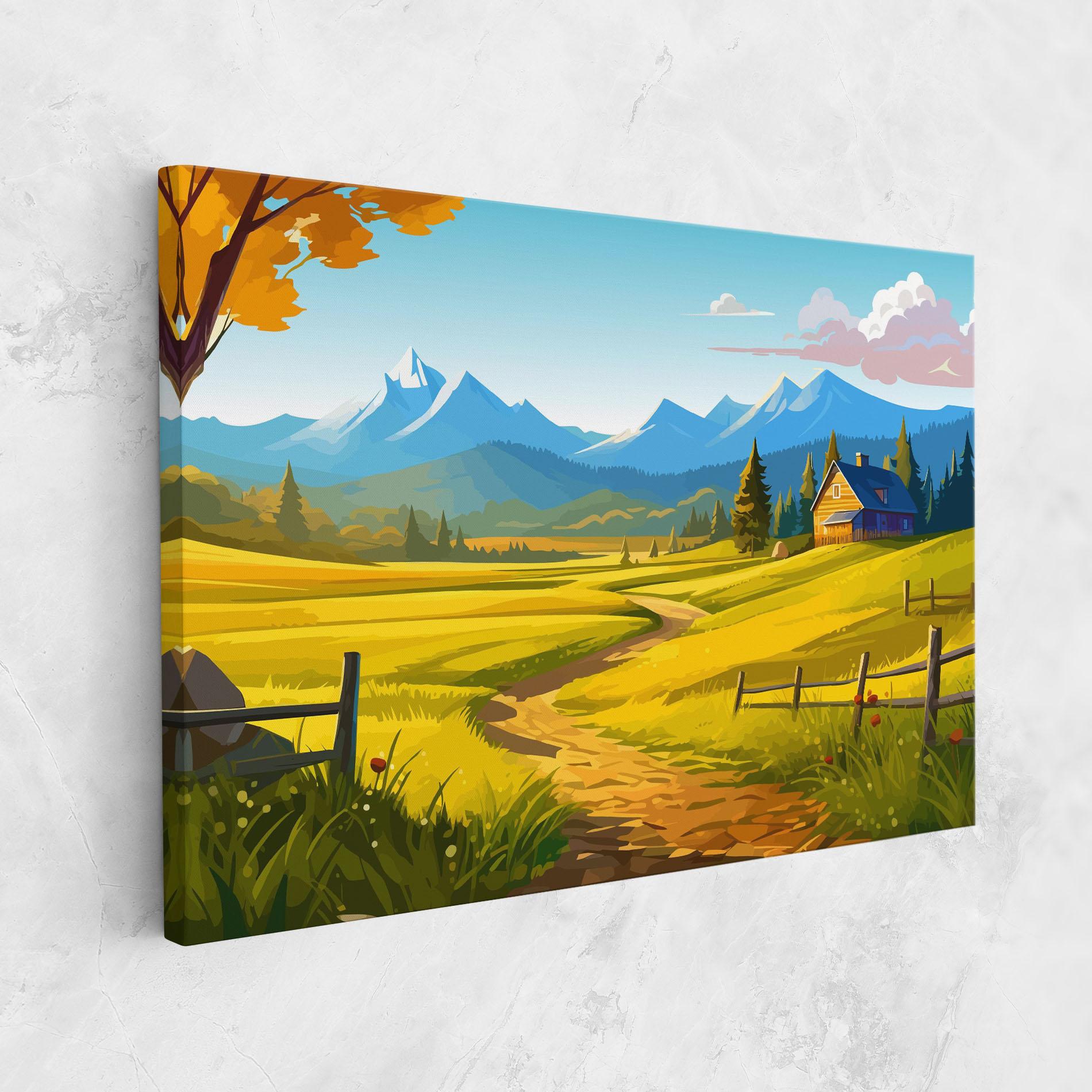 Tablou Canvas Daylight Rural View mockup 1