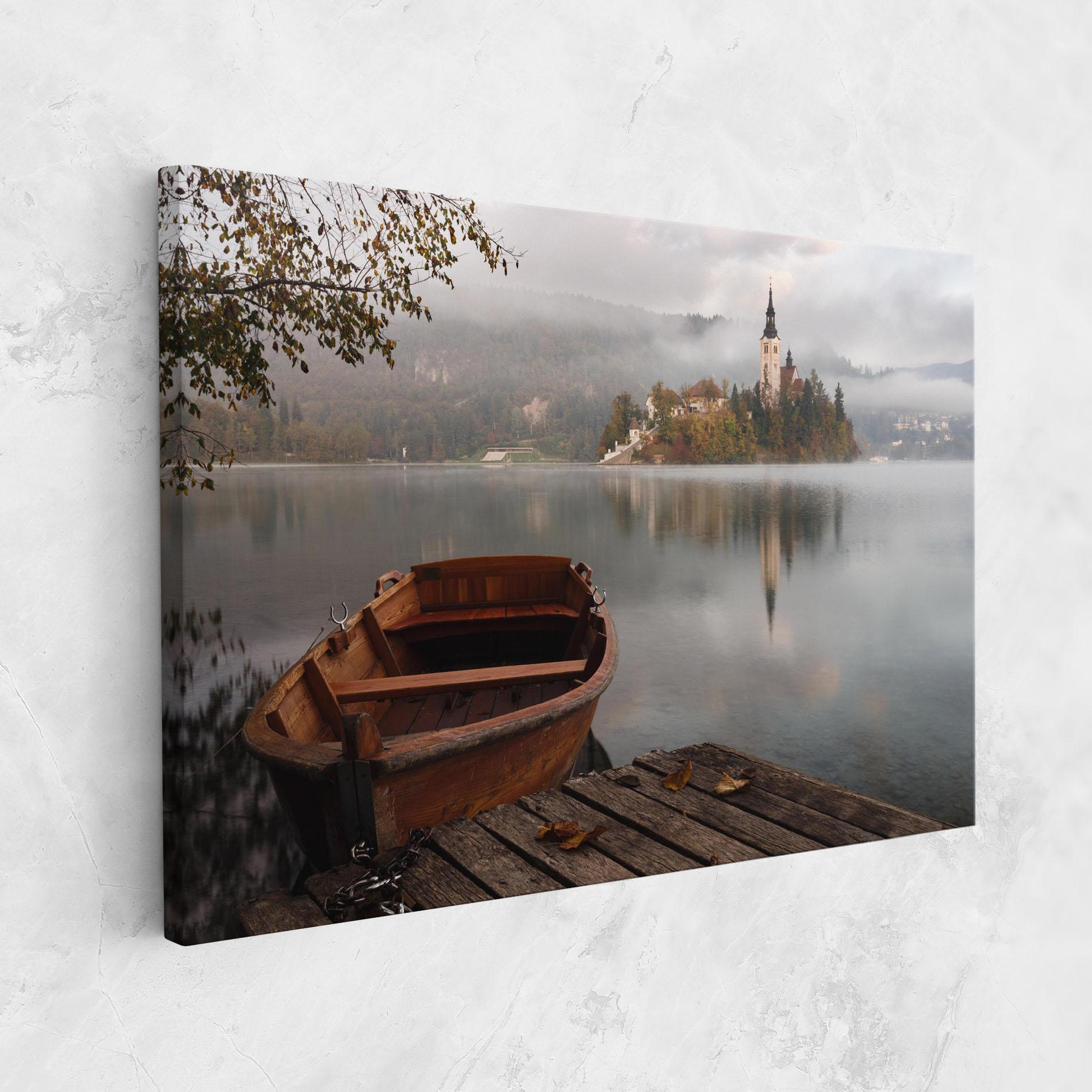 Tablou Canvas Lake Church mockup 1