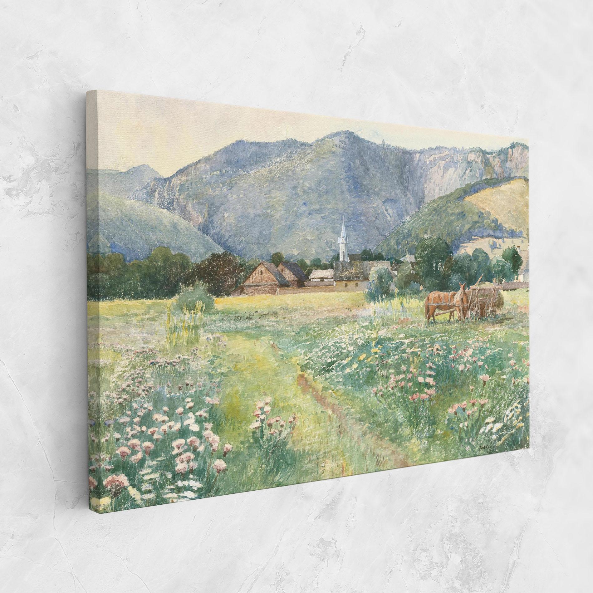 Tablou Canvas Rural Painting Art mockup 1