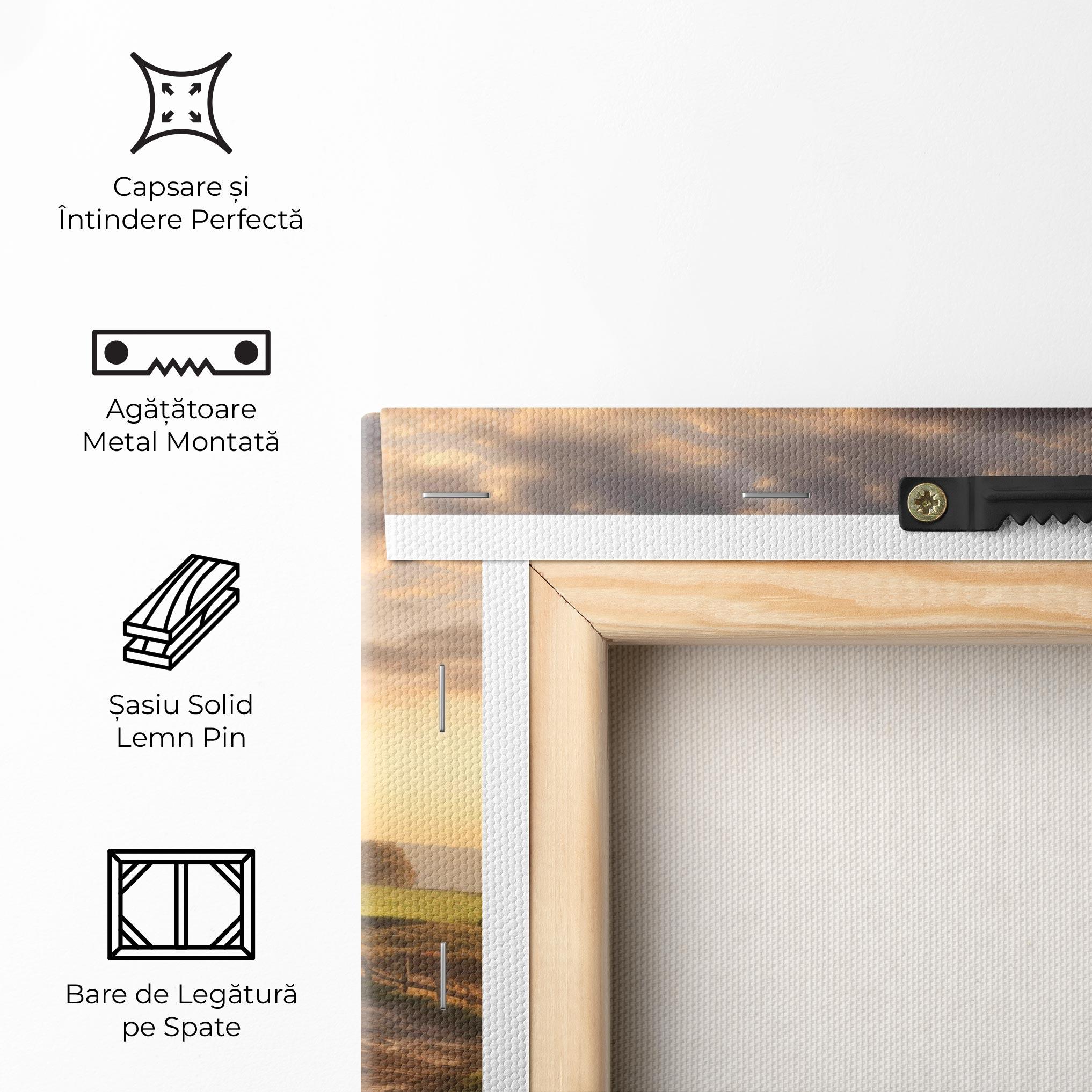 Tablou Canvas Autumn Farm House mockup 5