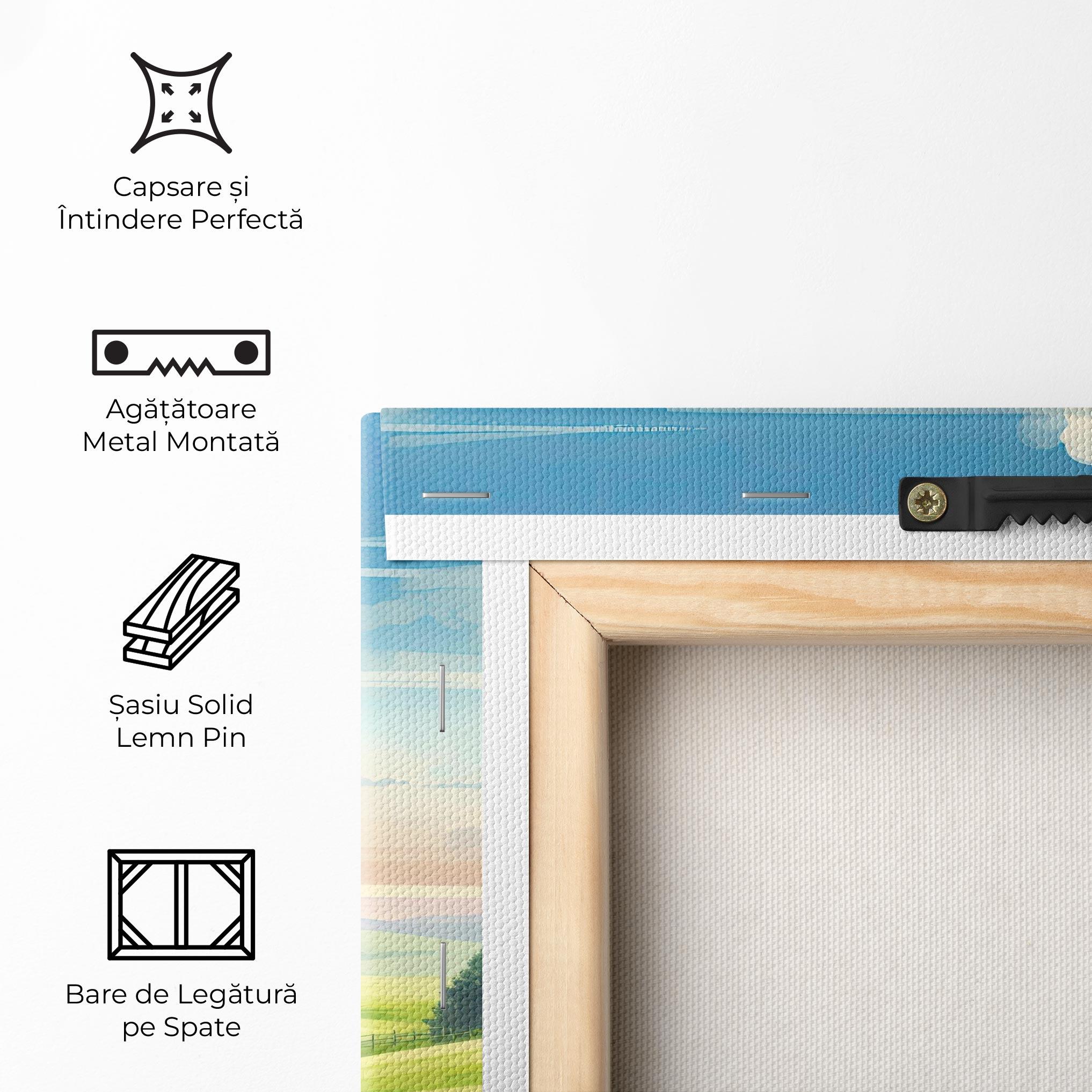 Tablou Canvas Calming Rural View mockup 5