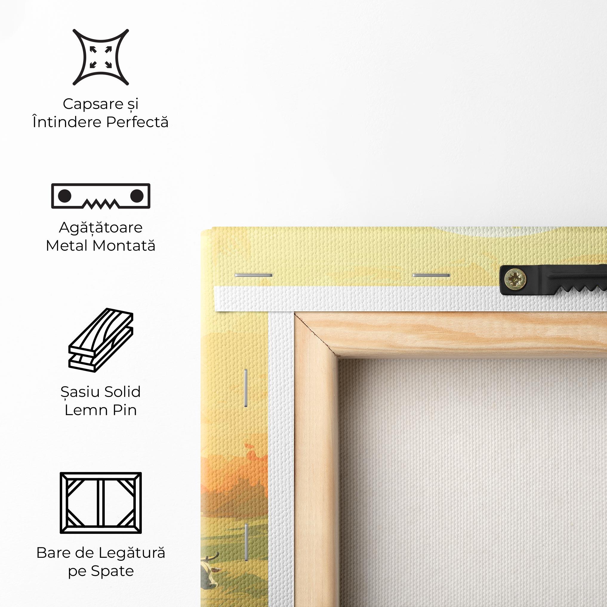 Tablou Canvas Cows Grazing mockup 5