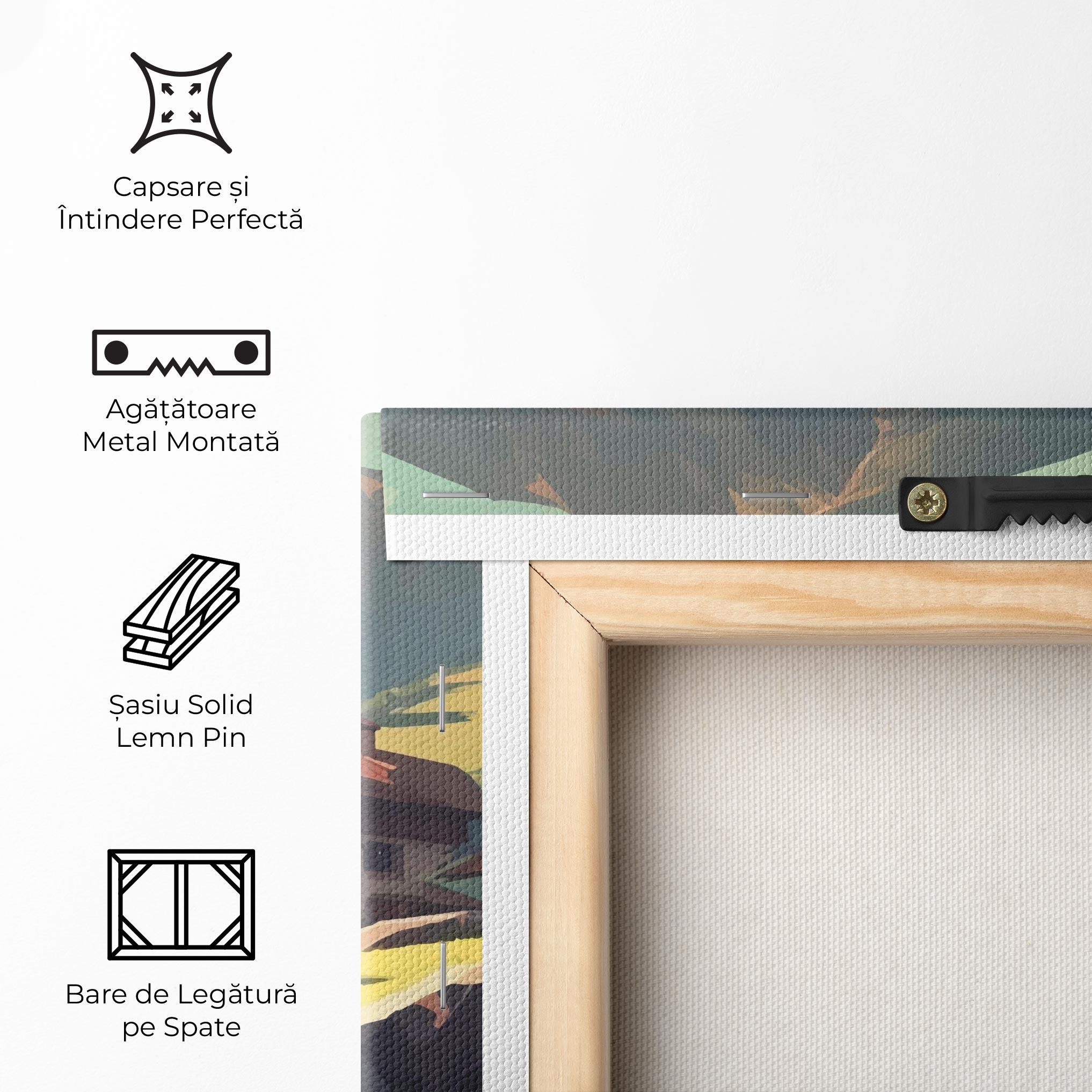 Tablou Canvas Grassy Mountain View mockup 5