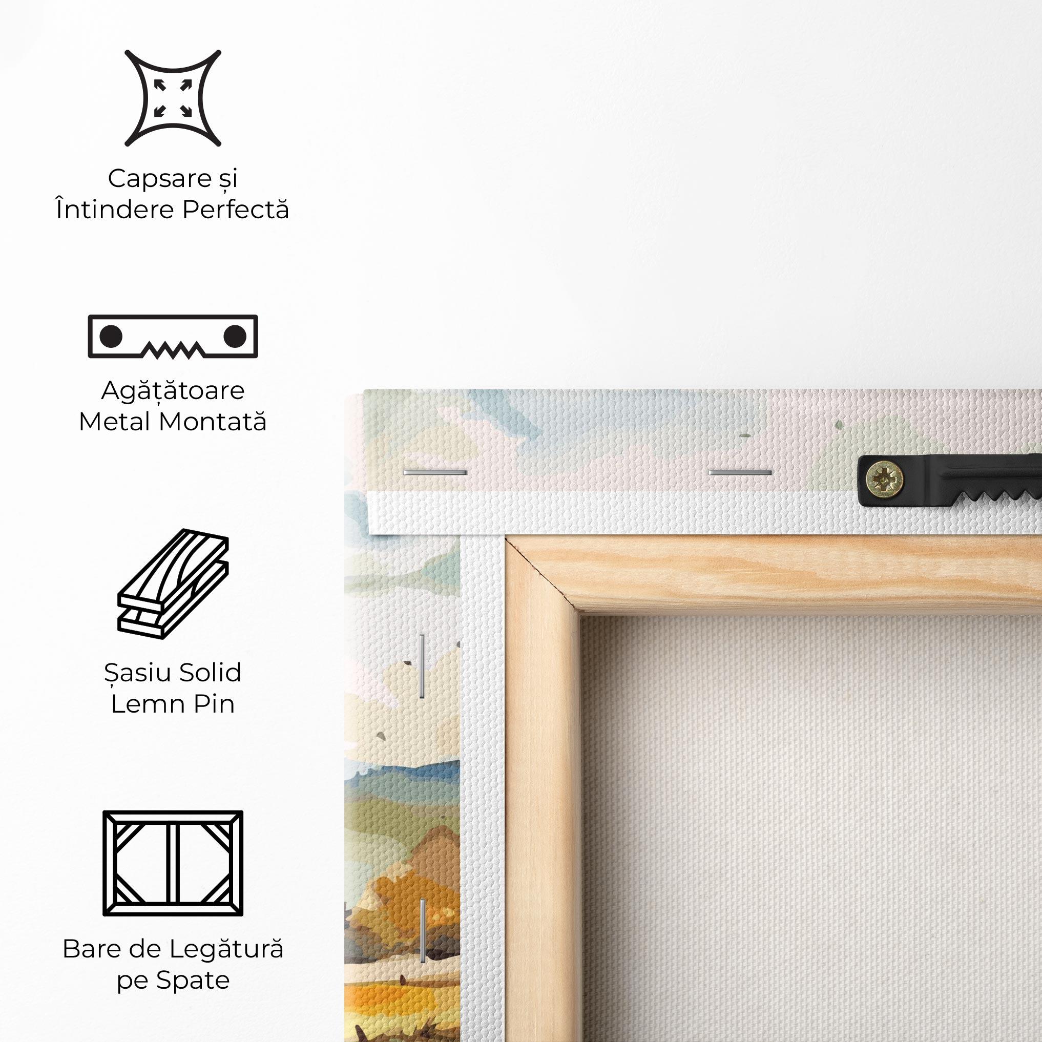 Tablou Canvas Mountain Rural View mockup 5