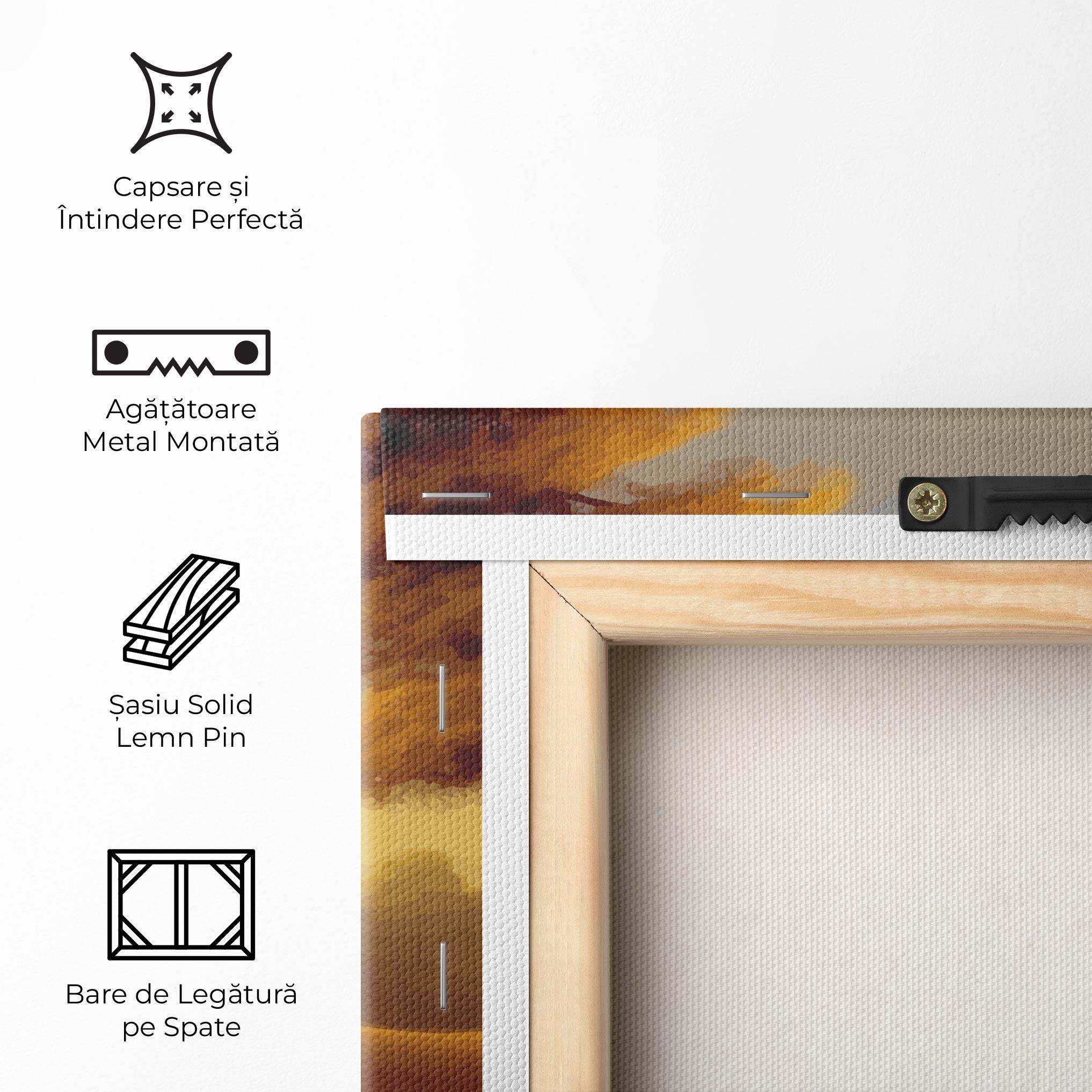 Tablou Canvas Yellow Countryside mockup 5