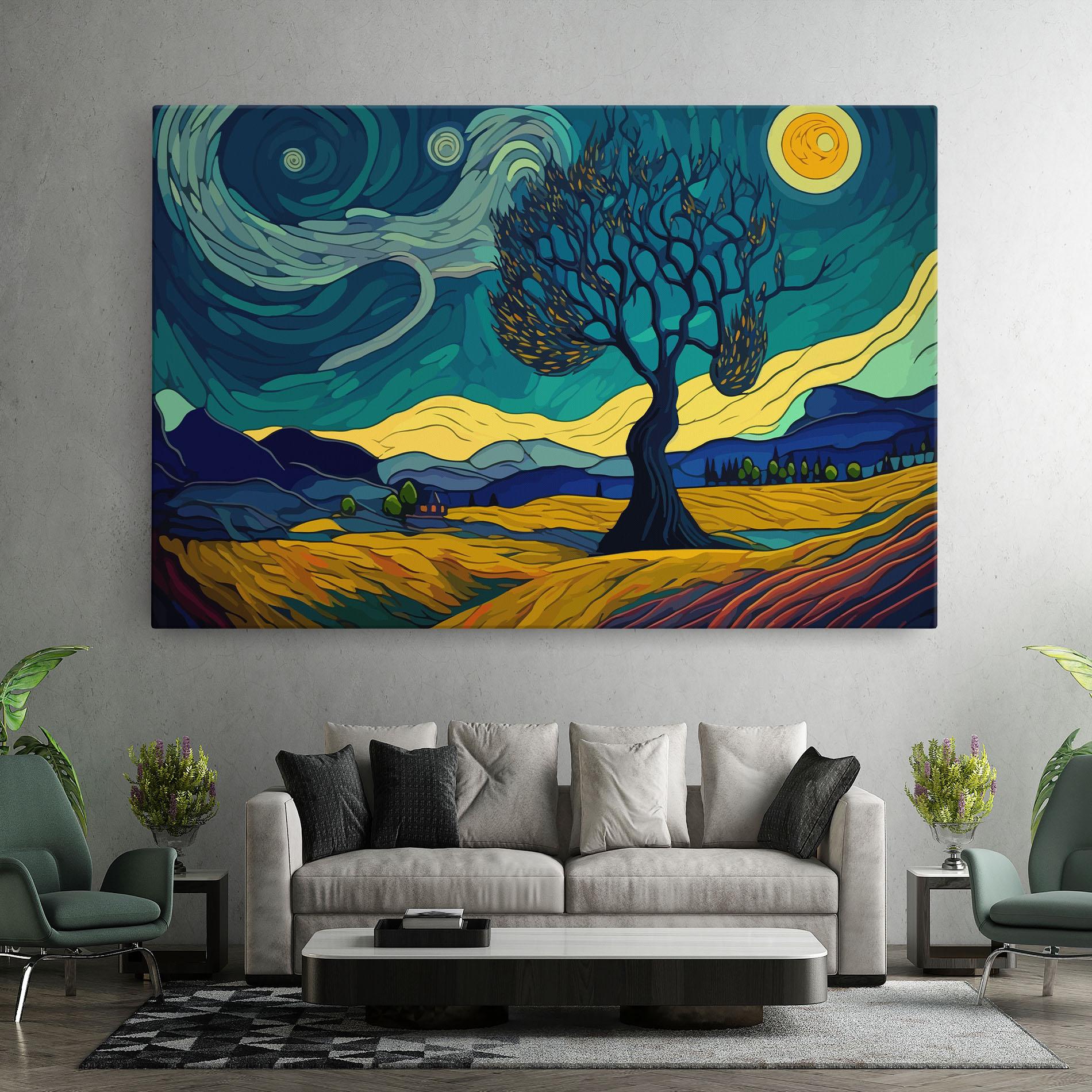 Tablou Canvas Abstract Rural Art mockup 7