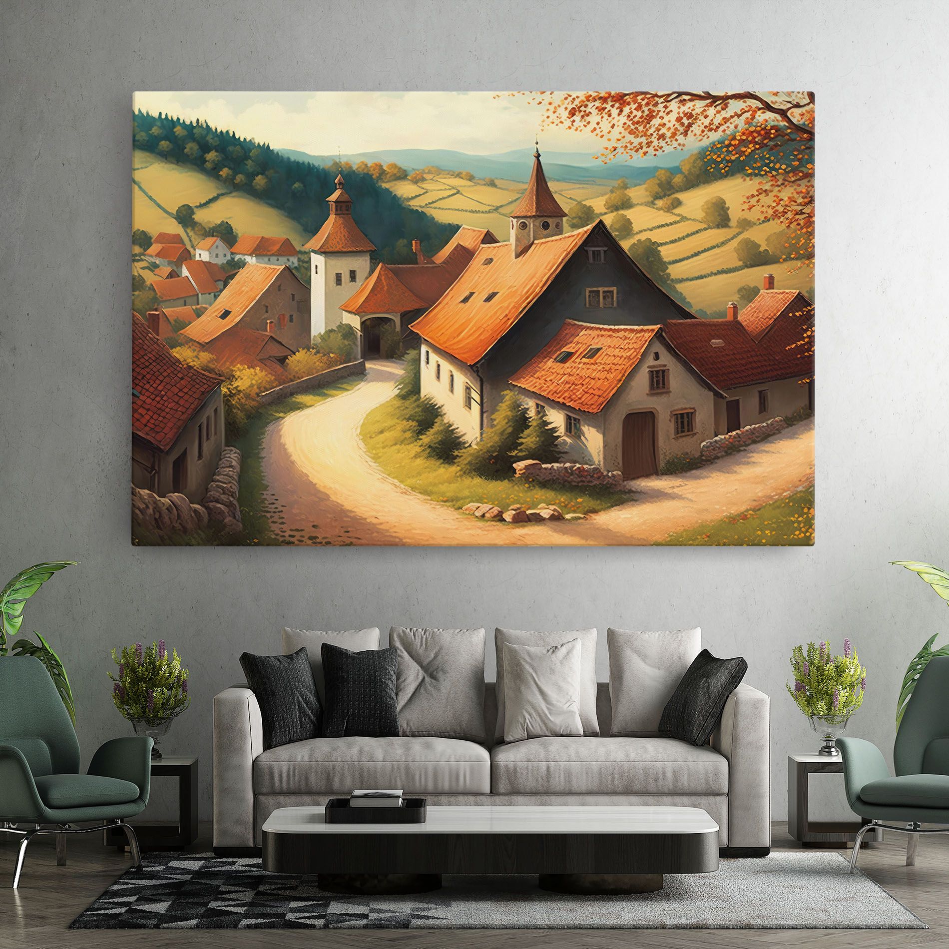Countryside Village mockup 7