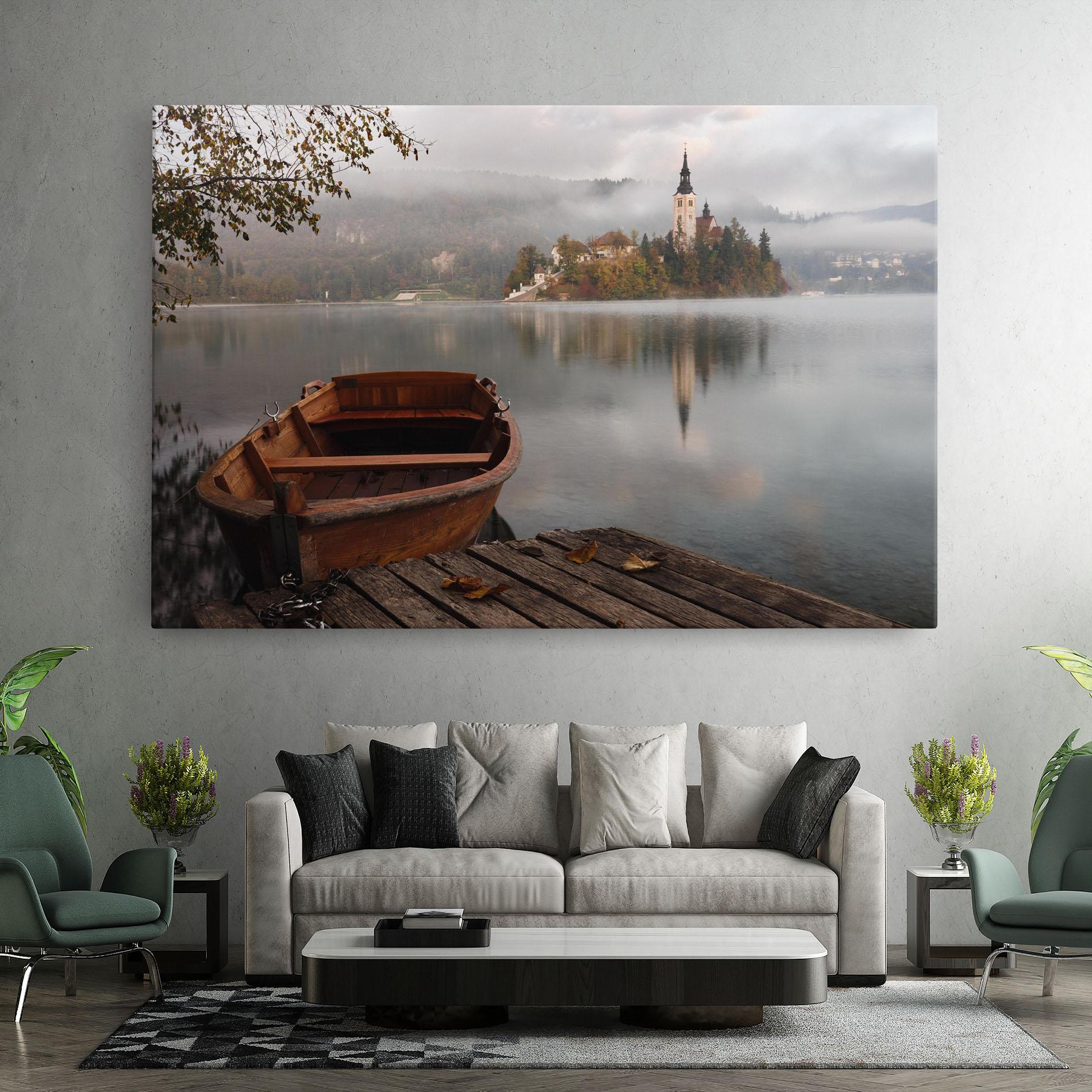 Tablou Canvas Lake Church mockup 7