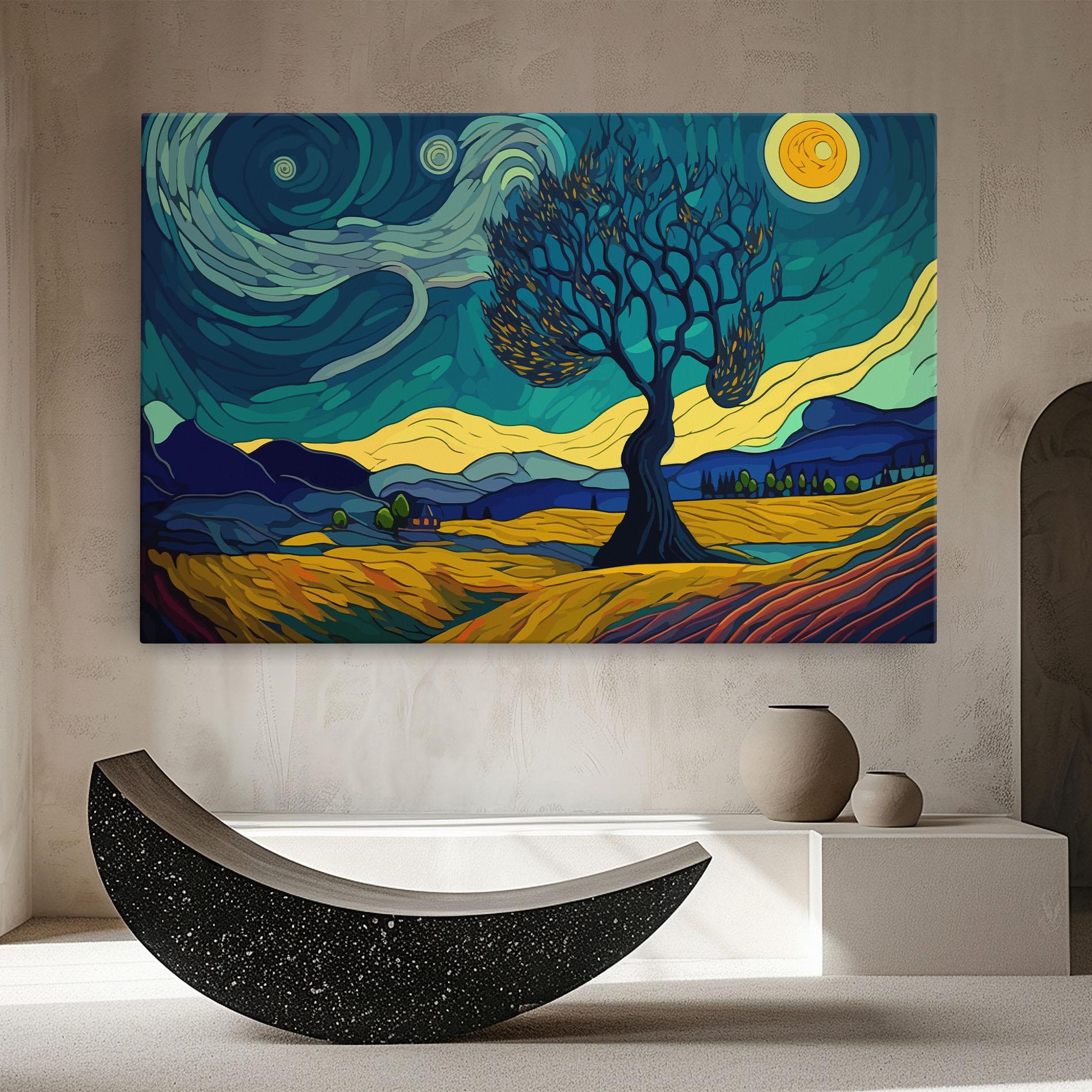 Tablou Canvas Abstract Rural Art mockup 8