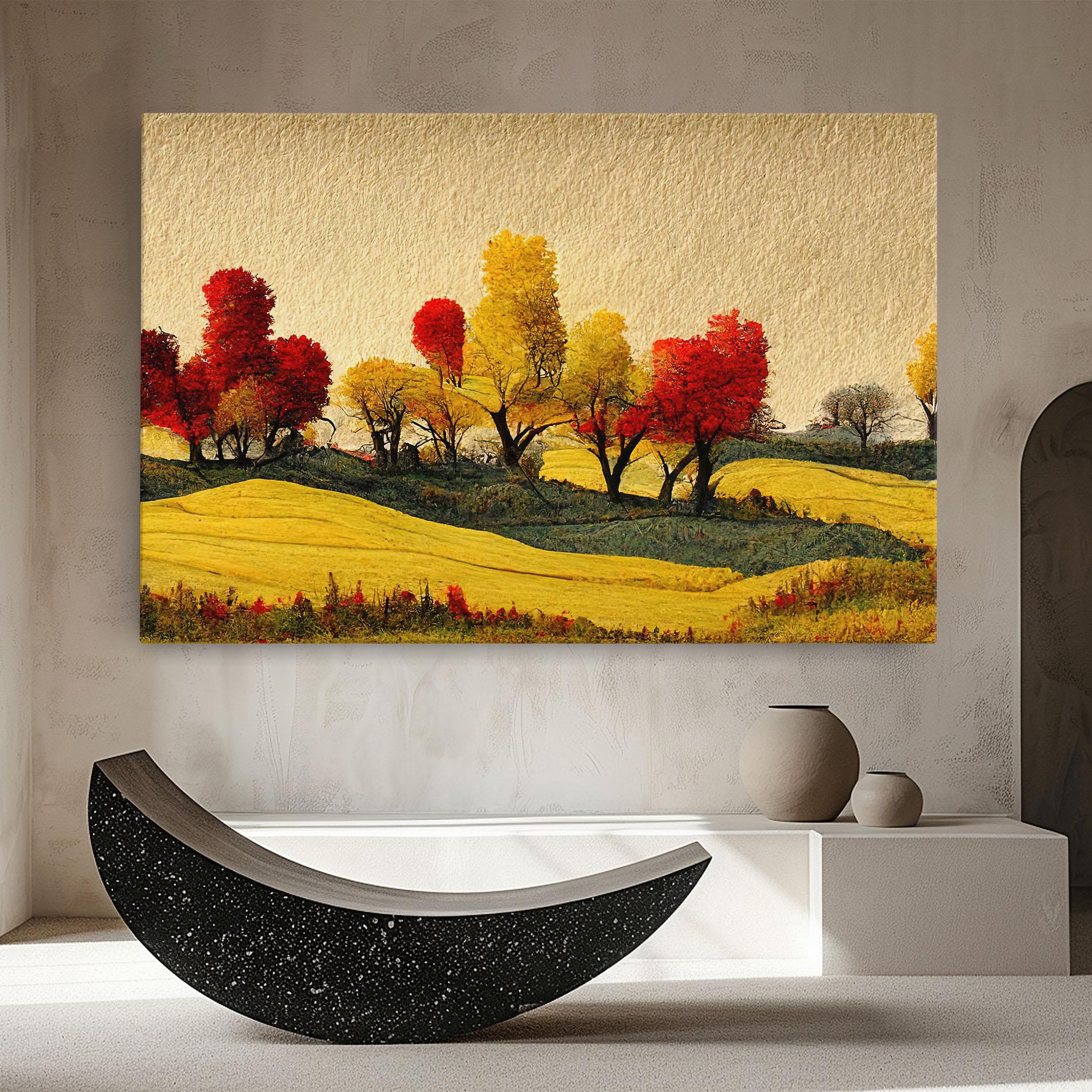 Tablou Canvas Autumn Paper Style mockup 8