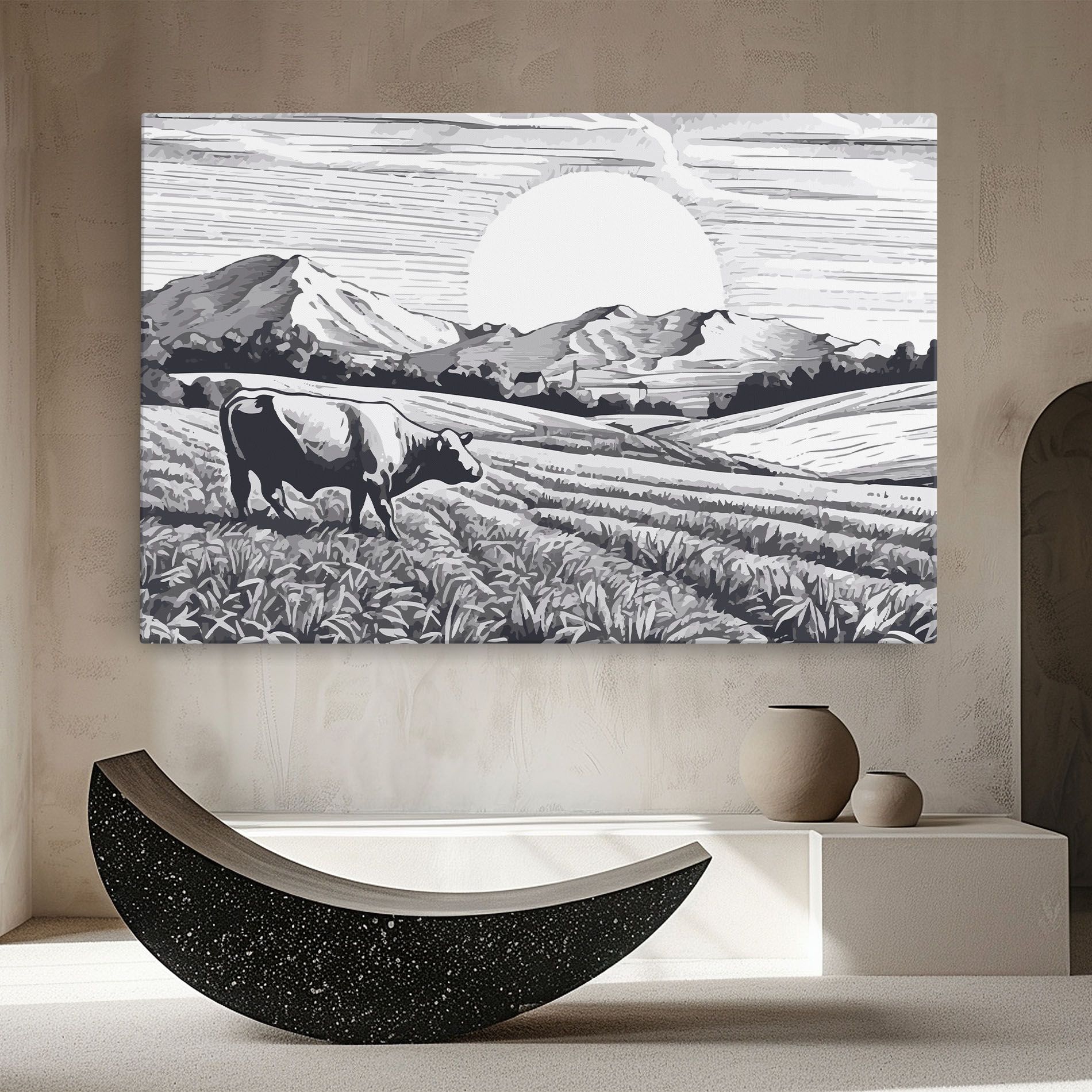 Cow Grey Ink mockup 8