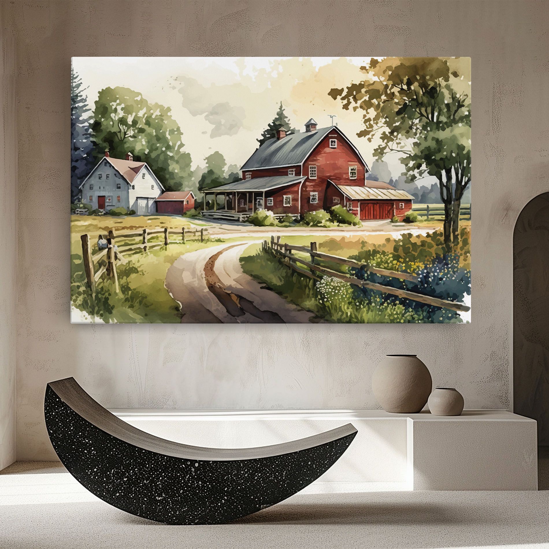 Farmhouse Painting mockup 8