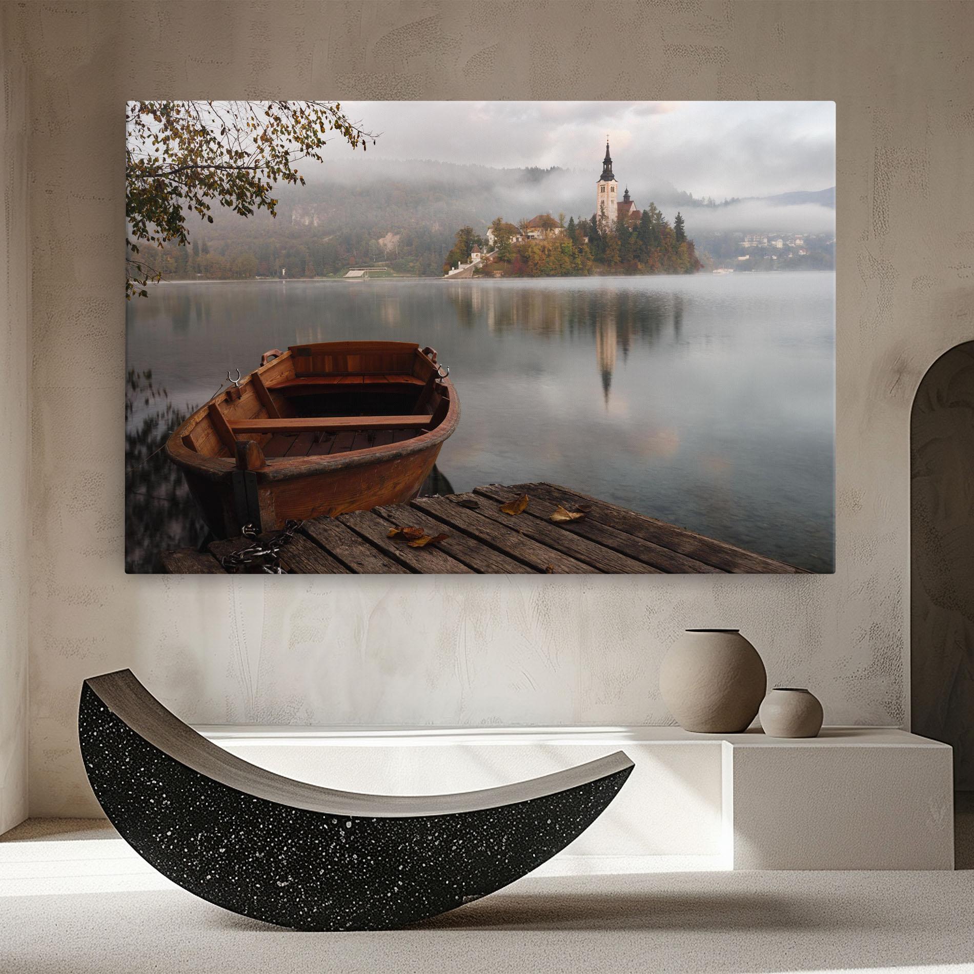 Tablou Canvas Lake Church mockup 8