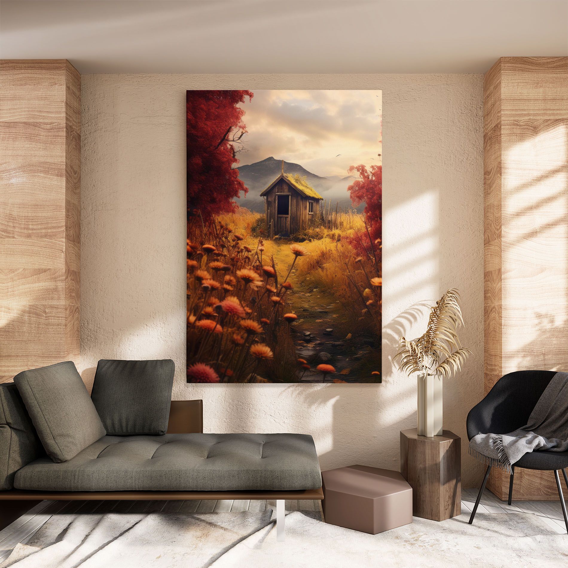 Small Cabin Field mockup 8