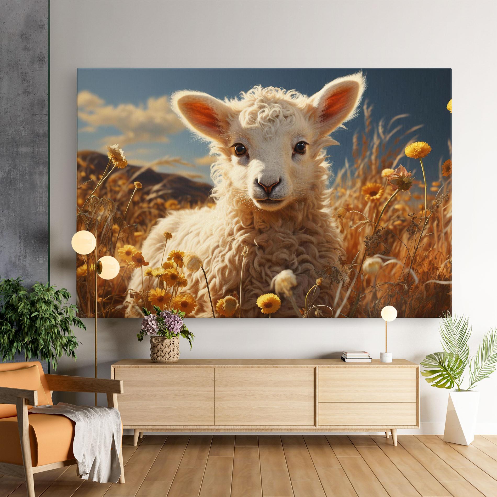 Tablou Canvas Animals Grazing mockup 9