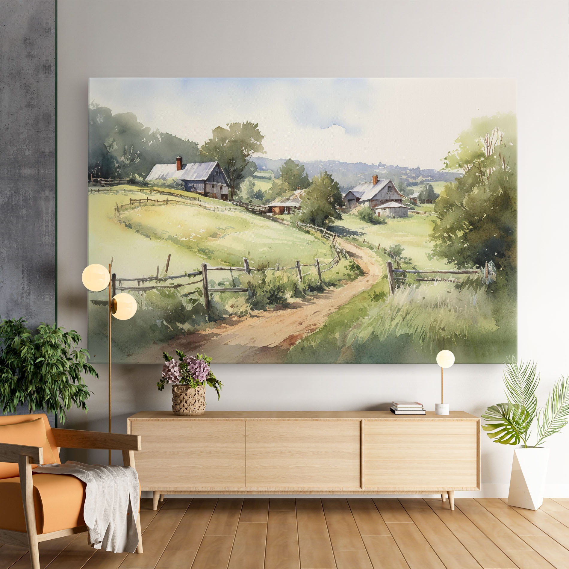 Tablou Canvas Rural Farm