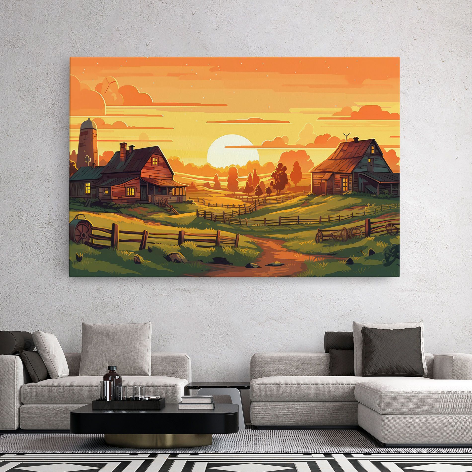 Farmhouse Sunlight mockup 2