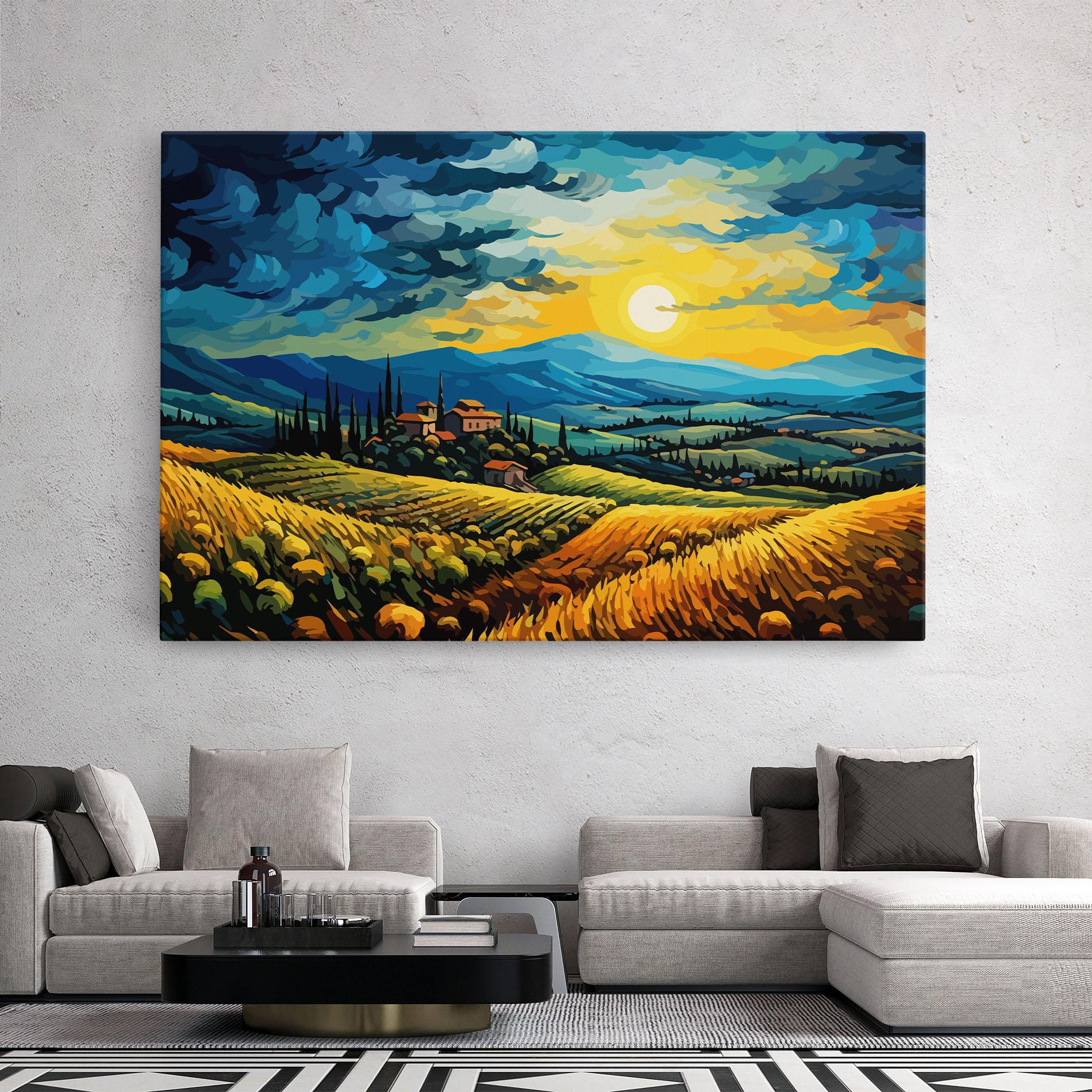 Tablou Canvas Rural Fantasy View mockup 2