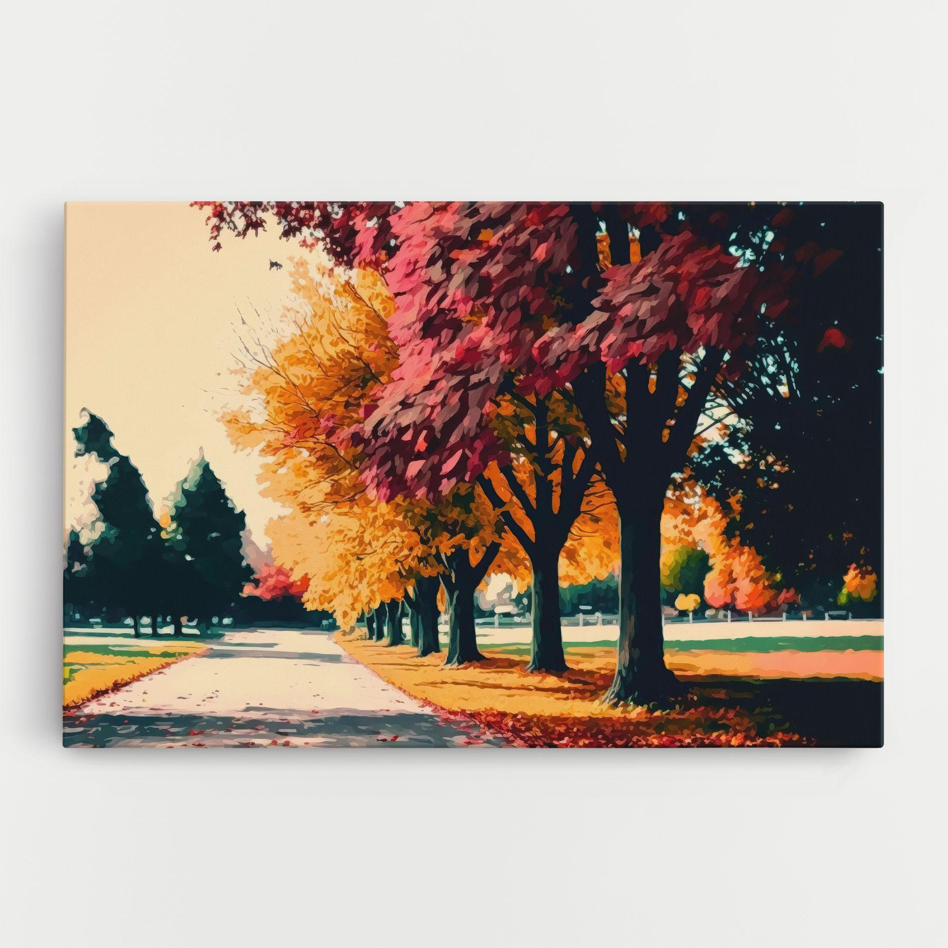 Tablou Canvas Autumn Park mockup 0