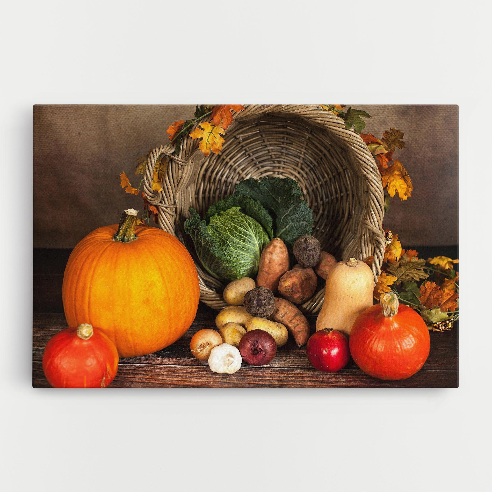Tablou Canvas Autumn Vegetables mockup 0