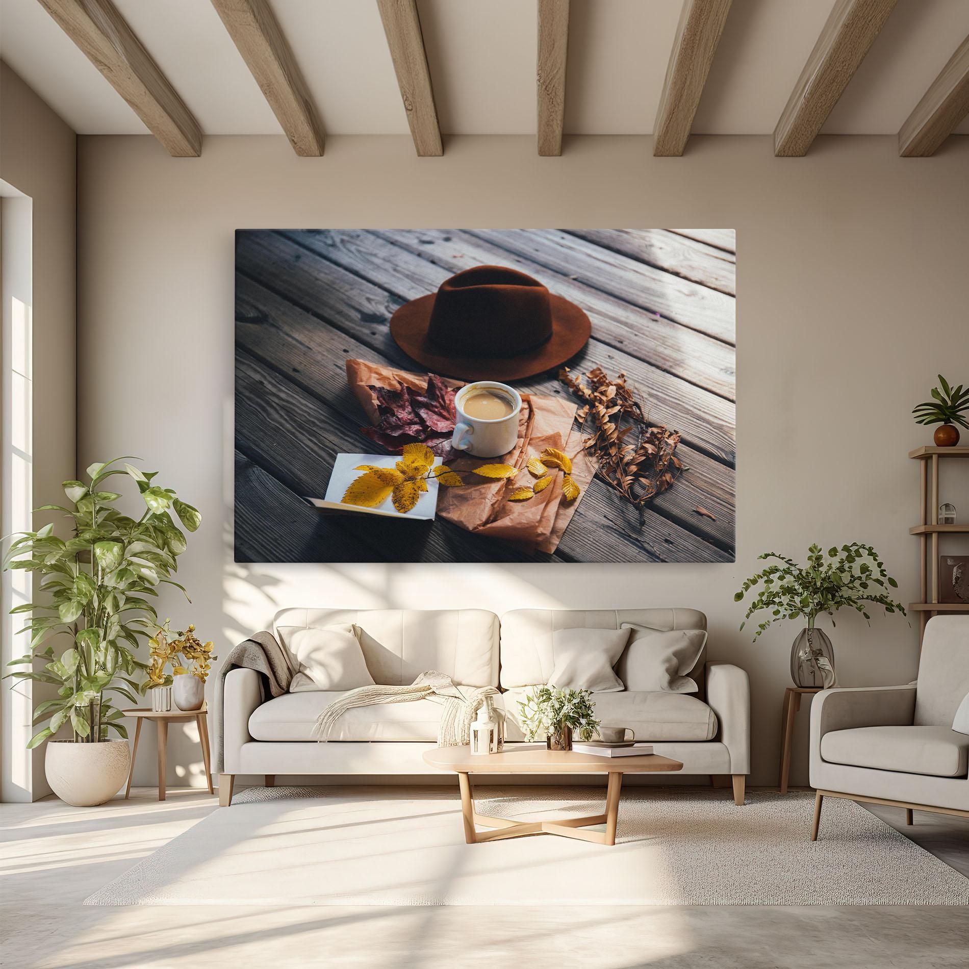 Tablou Canvas Autumn Coffee Vibe mockup 6