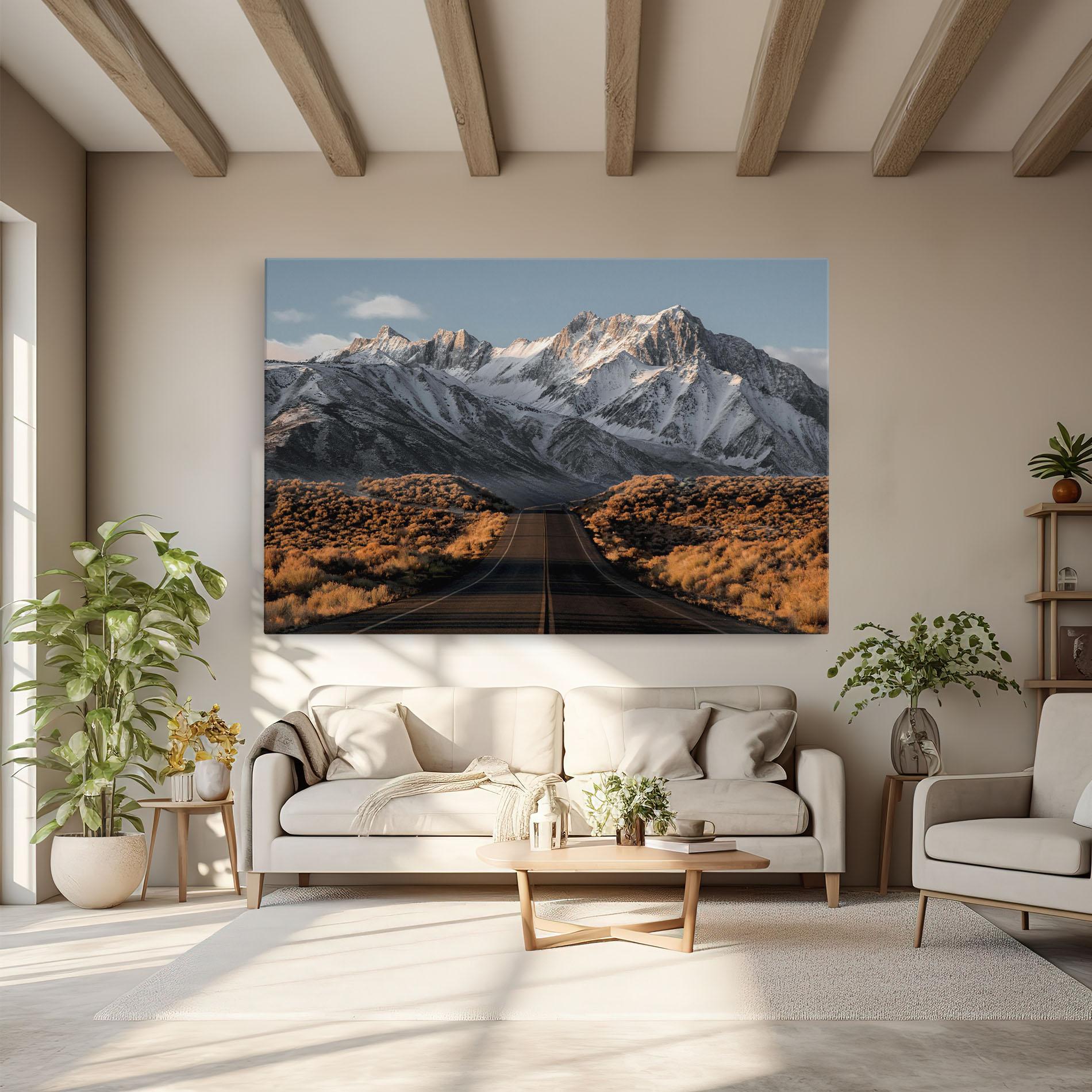 Tablou Canvas Autumn Mountain View mockup 6