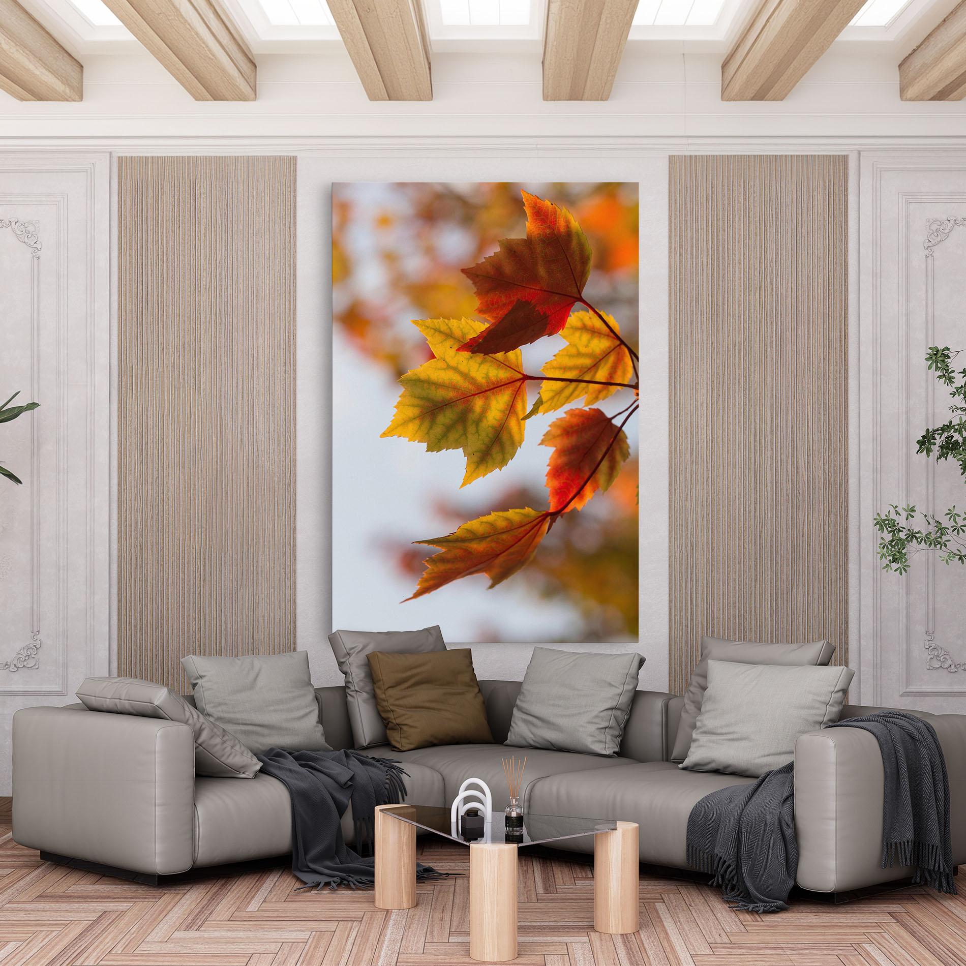 Tablou Canvas Red Yellow Autumn mockup 6