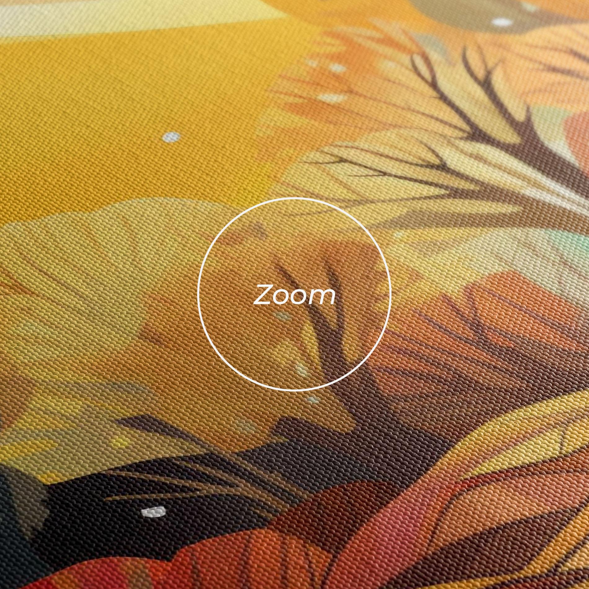 Tablou Canvas Autumn Forest Art mockup 3